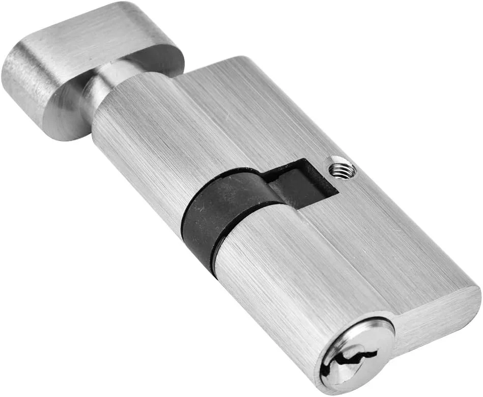 سیلندر قفل تک زبانه مسی برای درب چوبی اتاق خواب به همراه کلید، ضد ضربه و ضد سوراخکاری، هسته قفل ضد سرقت 65 میلی متر