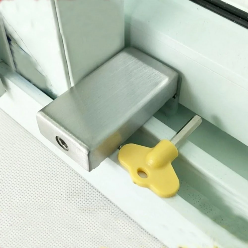 قفل درب و پنجره کشویی دینگچی، آلیاژ آلومینیوم، قفل محدود کننده پنجره فولادی پلاستیکی، قفل محافظ ایمنی کودک قفل درب و پنجره کشویی دینگچی، آلیاژ آلومینیوم، قفل محدود کننده پنجره فولادی پلاستیکی، قفل محافظ ایمنی کودک