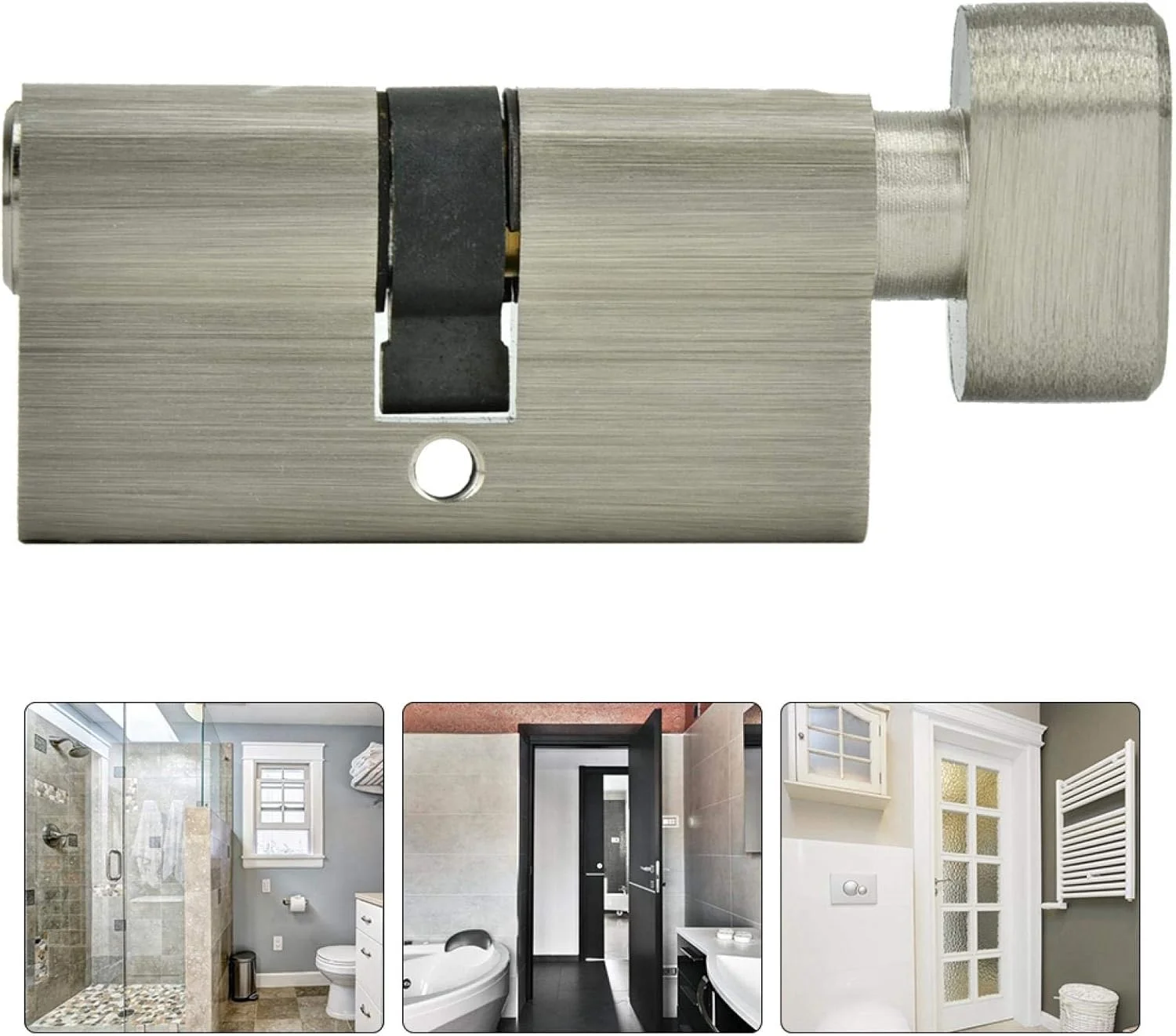 سیلندر قفل درب با کلید، سیلندر قفل درب مسی تک بازشو ضد سرقت مقاوم در برابر خوردگی و ضد زنگ، مناسب برای درب های چوبی، درب آلومینیومی (L=60mm(30/30)) سیلندر قفل درب با کلید، سیلندر قفل درب مسی تک بازشو ضد سرقت مقاوم در برابر خوردگی و ضد زنگ، مناسب برای درب های چوبی، درب آلومینیومی (L=60mm(30/30))