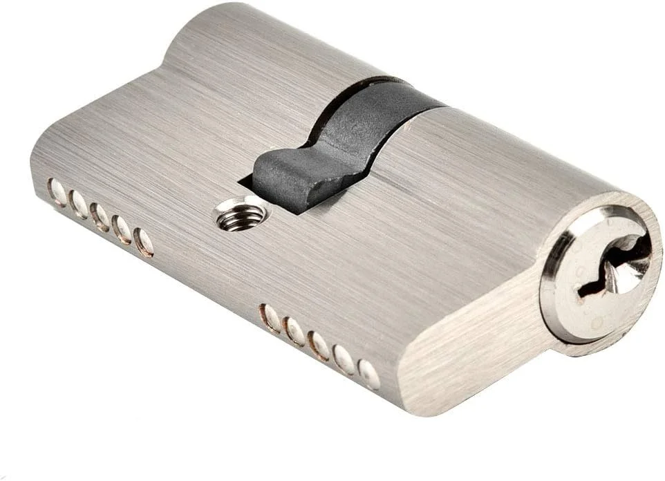 سیلندر قفل دو طرفه مسی ضد ضربه، ضد سوراخ، ضد سرقت برای درب چوبی، 60/65 میلی متر (60)