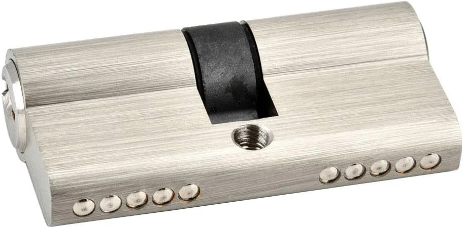 سیلندر قفل دو طرفه مسی ضد ضربه، ضد سوراخ، ضد سرقت برای درب چوبی، 60/65 میلی متر (60)