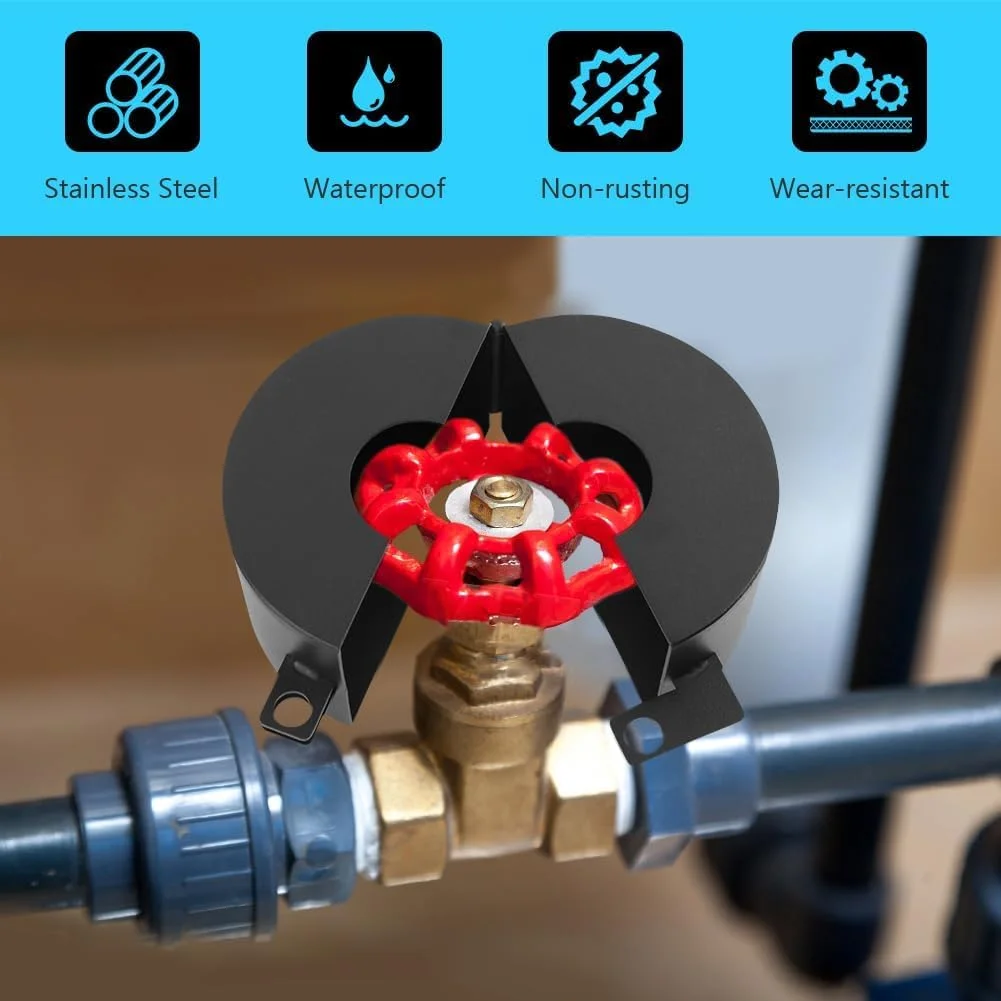 محافظ قفل دستگیره گرد درب BIGTHREE با قفل آویز - ایمن برای کودکان، جلوگیری از چرخاندن دستگیره ها و ورود از طریق سوراخ کلید، دستگاه محدود کننده چرخش، همچنین برای شیرآلات/فلکه ها، افزایش ایمنی و امنیت