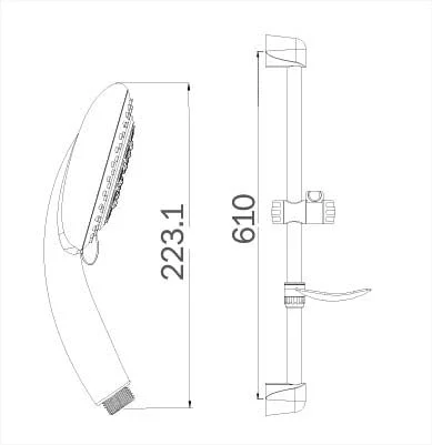 سردوش و کیت BOLD Magna، نقره ای