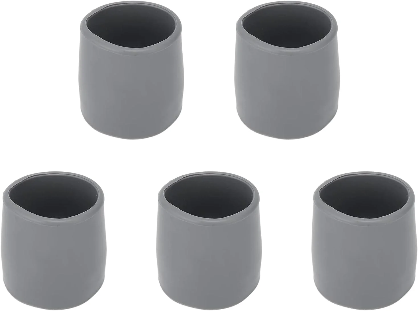 نوک عصا، نوک لاستیکی عصا، جایگزین لاستیکی ضخیم، پایه عصای تک زاویه ای 5 عددی، پد عصا، چوب دستی، پد پایه عصا (خاکستری)