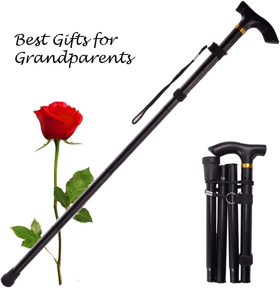 عصای پیاده روی تاشو برای زنان و مردان سالمند، عصاهای تاشو سبک وزن برای حفظ تعادل سالمندان، عصاهای قابل تنظیم، عصا و زیر بغل برای بزرگسالان، bastones para caminar Mujer & Hombre عصای پیاده روی تاشو برای زنان و مردان سالمند، عصاهای تاشو سبک وزن برای حفظ تعادل سالمندان، عصاهای قابل تنظیم، عصا و زیر بغل برای بزرگسالان، bastones para caminar Mujer & Hombre