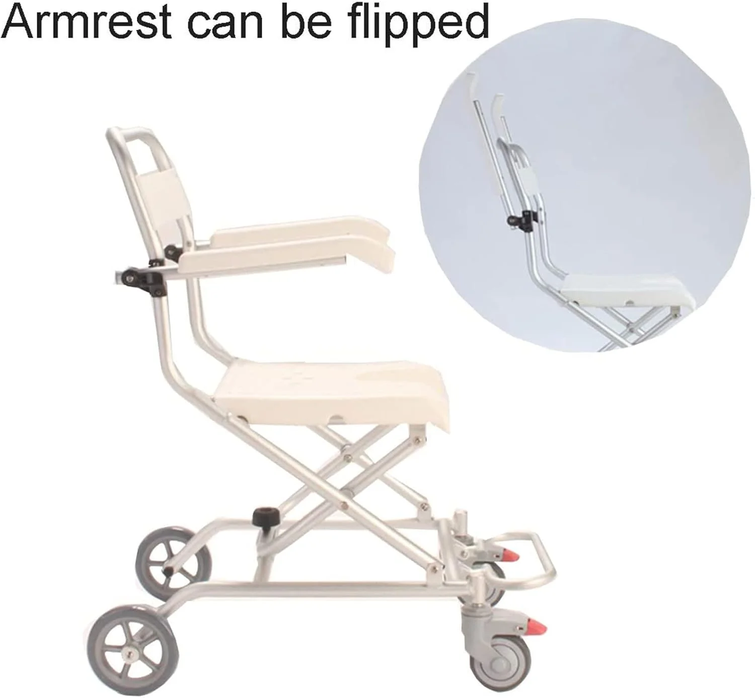 واکر رولیتور تاشو ایستاده GzxLaY، صندلی حمل و نقل قابل حمل با چرخ، تکیه گاه آرنج و صندلی راحت، زیرپایی مقاوم برای سالمندان واکر رولیتور تاشو ایستاده GzxLaY، صندلی حمل و نقل قابل حمل با چرخ، تکیه گاه آرنج و صندلی راحت، زیرپایی مقاوم برای سالمندان