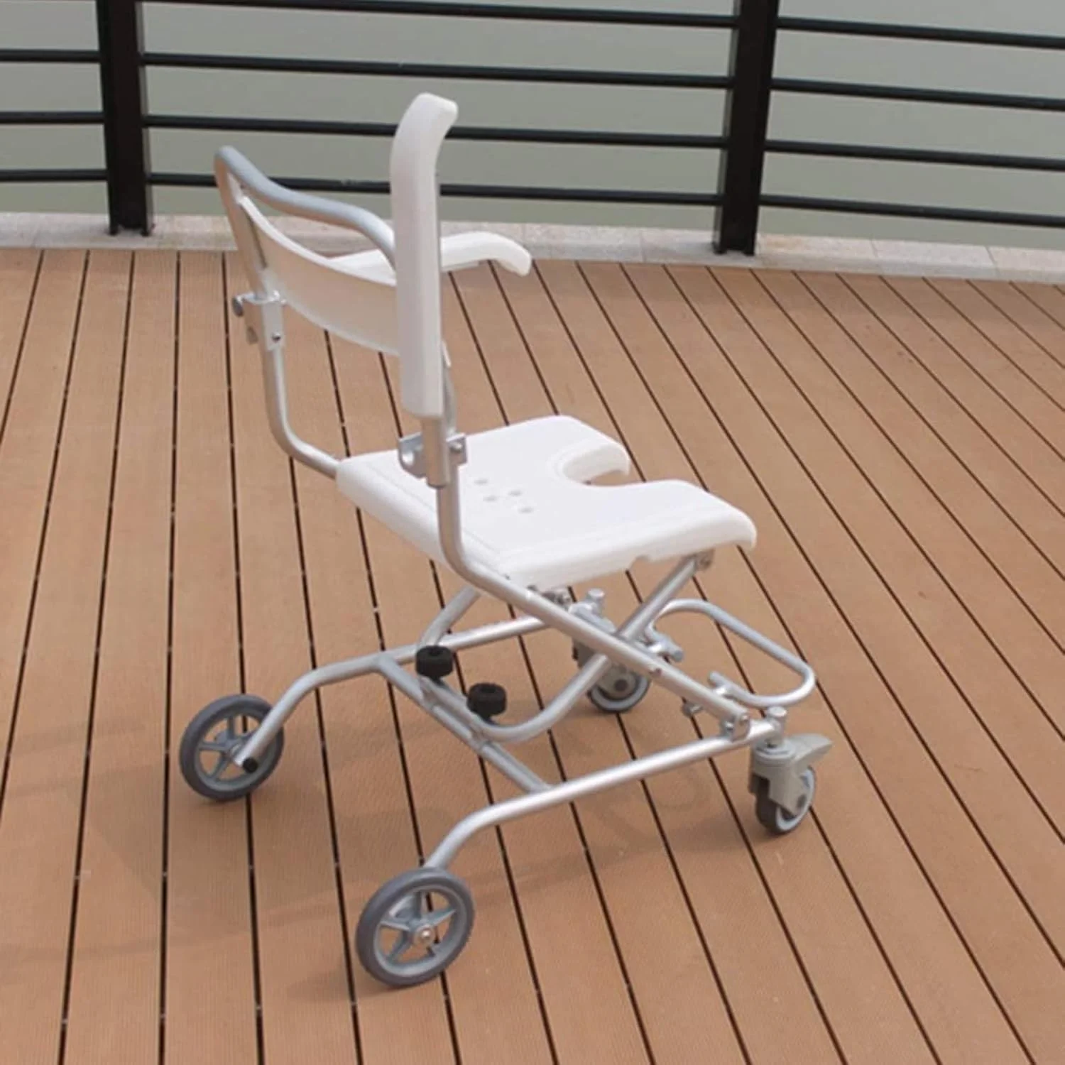 واکر رولیتور تاشو ایستاده GzxLaY، صندلی حمل و نقل قابل حمل با چرخ، تکیه گاه آرنج و صندلی راحت، زیرپایی مقاوم برای سالمندان واکر رولیتور تاشو ایستاده GzxLaY، صندلی حمل و نقل قابل حمل با چرخ، تکیه گاه آرنج و صندلی راحت، زیرپایی مقاوم برای سالمندان