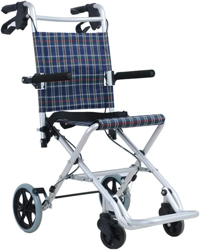 واکر رولیتور قابل حمل، واکر چرخ دار با حالت ایستاده و فضای بزرگ، آلومینیوم فوق العاده سبک، کمک های حرکتی چرخ دار Drive Medical با 4 چرخ، برای خرید سالمندان، آبی
