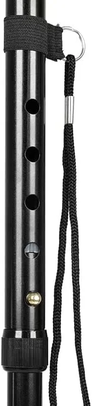 عصای تاشو با چراغ LED، عصا و چوب دستی قابل تنظیم برای مردان و زنان، عصا برای سالمندان با دسته بالشتکی و پایه چهارگانه چرخان برای پیاده روی، کوهنوردی و کوله گردی عصای تاشو با چراغ LED، عصا و چوب دستی قابل تنظیم برای مردان و زنان، عصا برای سالمندان با دسته بالشتکی و پایه چهارگانه چرخان برای پیاده روی، کوهنوردی و کوله گردی