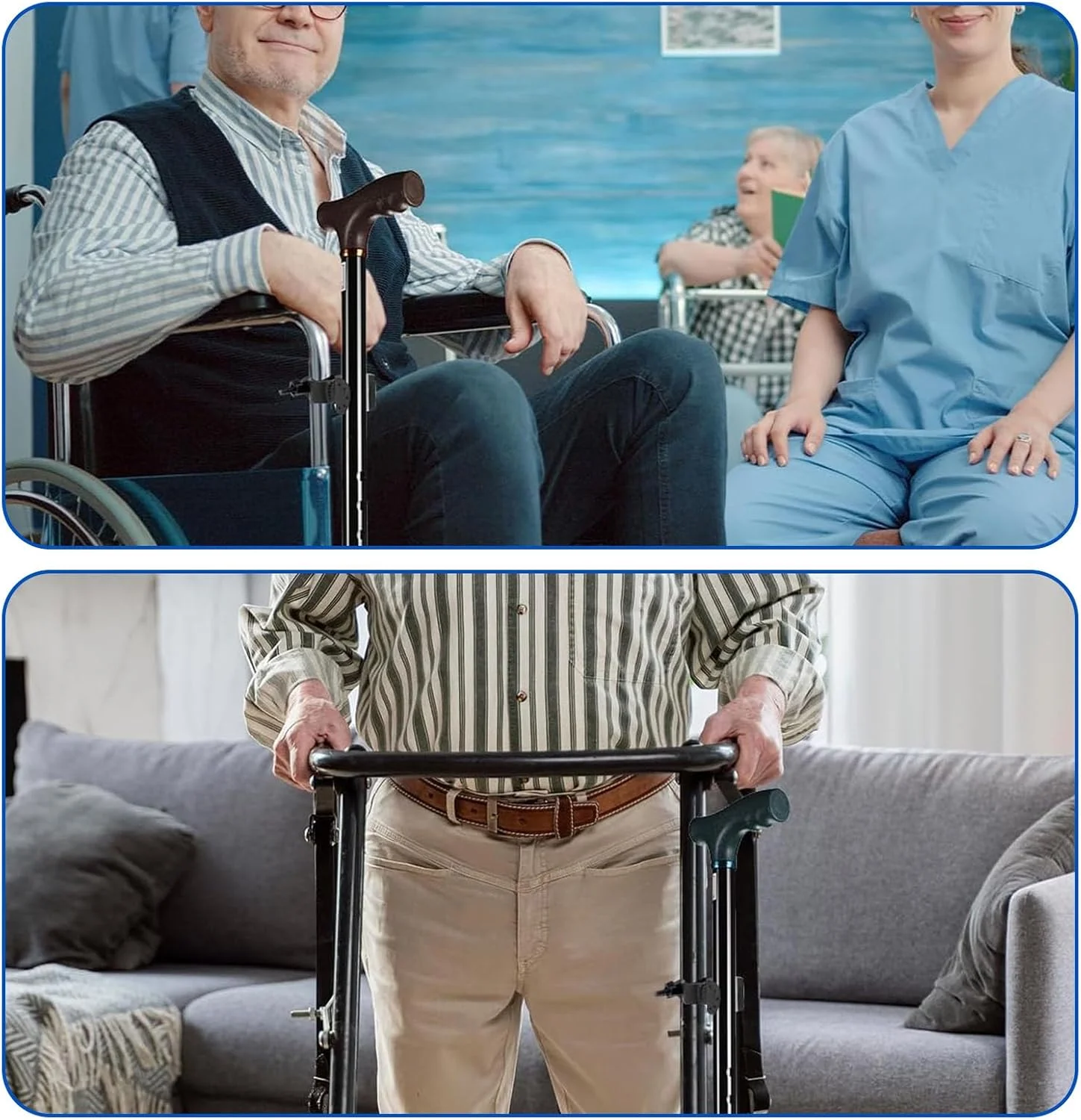 نگهدارنده عصای پیاده روی مشکی 4 عددی، نگهدارنده عصا برای اسکوتر حرکتی و ویلچر، لوازم جانبی عصا جهانی برای عصا زیر بغل و اسکوترهای حرکتی، نگهدارنده های پلاستیکی با نصب آسان نگهدارنده عصای پیاده روی مشکی 4 عددی، نگهدارنده عصا برای اسکوتر حرکتی و ویلچر، لوازم جانبی عصا جهانی برای عصا زیر بغل و اسکوترهای حرکتی، نگهدارنده های پلاستیکی با نصب آسان