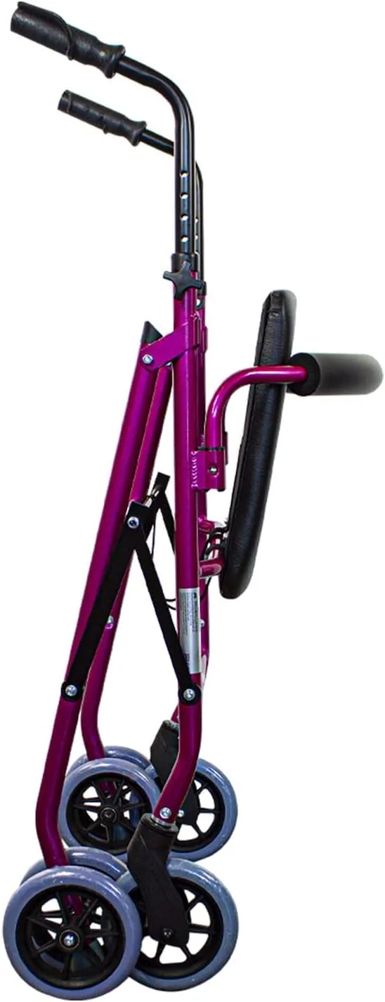 رولیتور واکر سالمندان موبیکلینیک، مدل پرادو، برند اروپایی، تاشو سبک وزن با طراحی متمایز، ترمز فشاری، دارای نشیمنگاه و 4 چرخ آلومینیومی، صورتی رولیتور واکر سالمندان موبیکلینیک، مدل پرادو، برند اروپایی، تاشو سبک وزن با طراحی متمایز، ترمز فشاری، دارای نشیمنگاه و 4 چرخ آلومینیومی، صورتی