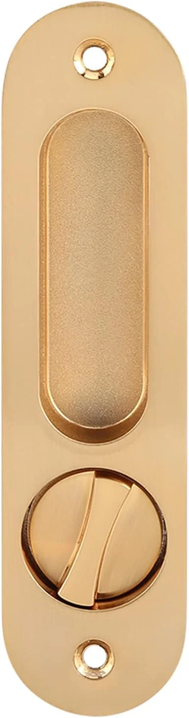 قفل درب کشویی Fydun، دستگیره ضد سرقت طلایی رنگ مناسب برای درب های کشویی چوبی