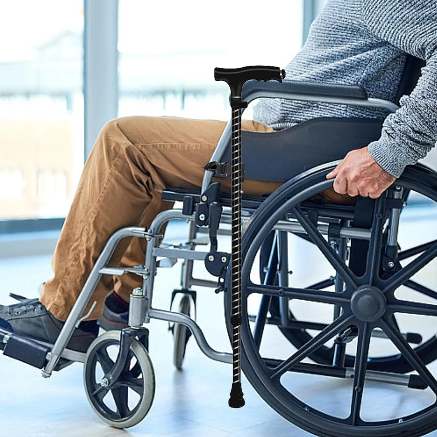 نگهدارنده عصا 2 عددی، نگهدارنده عصا برای رولیتور، نگهدارنده عصا برای اسکوتر حرکتی، گیره عصا برای ویلچر، لوازم جانبی براکت عصا جهانی نگهدارنده عصا 2 عددی، نگهدارنده عصا برای رولیتور، نگهدارنده عصا برای اسکوتر حرکتی، گیره عصا برای ویلچر، لوازم جانبی براکت عصا جهانی