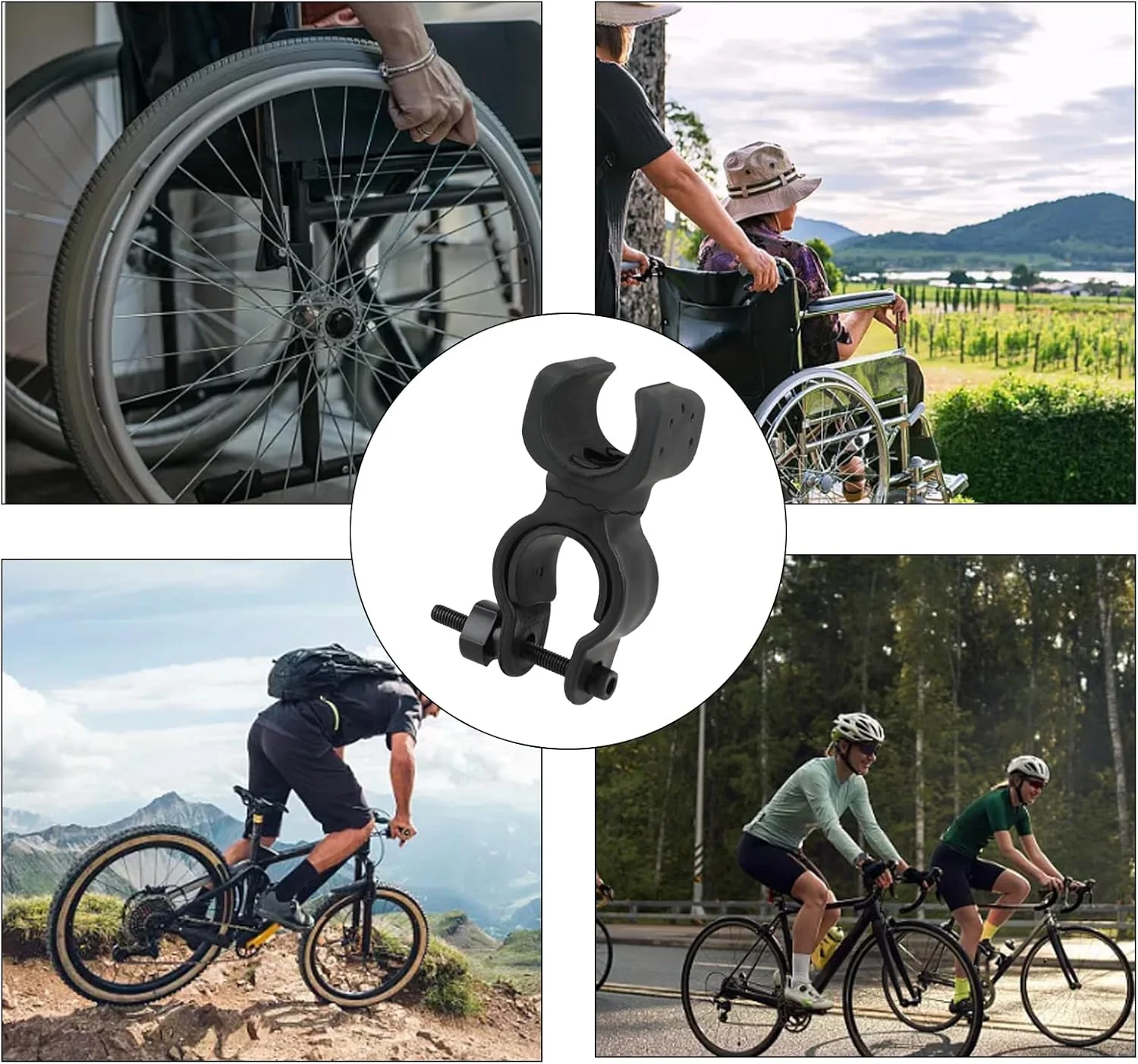 نگهدارنده عصا 2 عددی، نگهدارنده عصا برای رولیتور، نگهدارنده عصا برای اسکوتر حرکتی، گیره عصا برای ویلچر، لوازم جانبی براکت عصا جهانی نگهدارنده عصا 2 عددی، نگهدارنده عصا برای رولیتور، نگهدارنده عصا برای اسکوتر حرکتی، گیره عصا برای ویلچر، لوازم جانبی براکت عصا جهانی