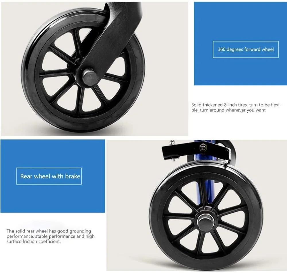 واکر، رولیتور واکر سنگین با صندلی، واکر چرخ دار آلومینیومی تاشو با چرخ، رولیتور تاشو برای سالمندان، 8 سطح با یک سورپرایز کوچک واکر، رولیتور واکر سنگین با صندلی، واکر چرخ دار آلومینیومی تاشو با چرخ، رولیتور تاشو برای سالمندان، 8 سطح با یک سورپرایز کوچک