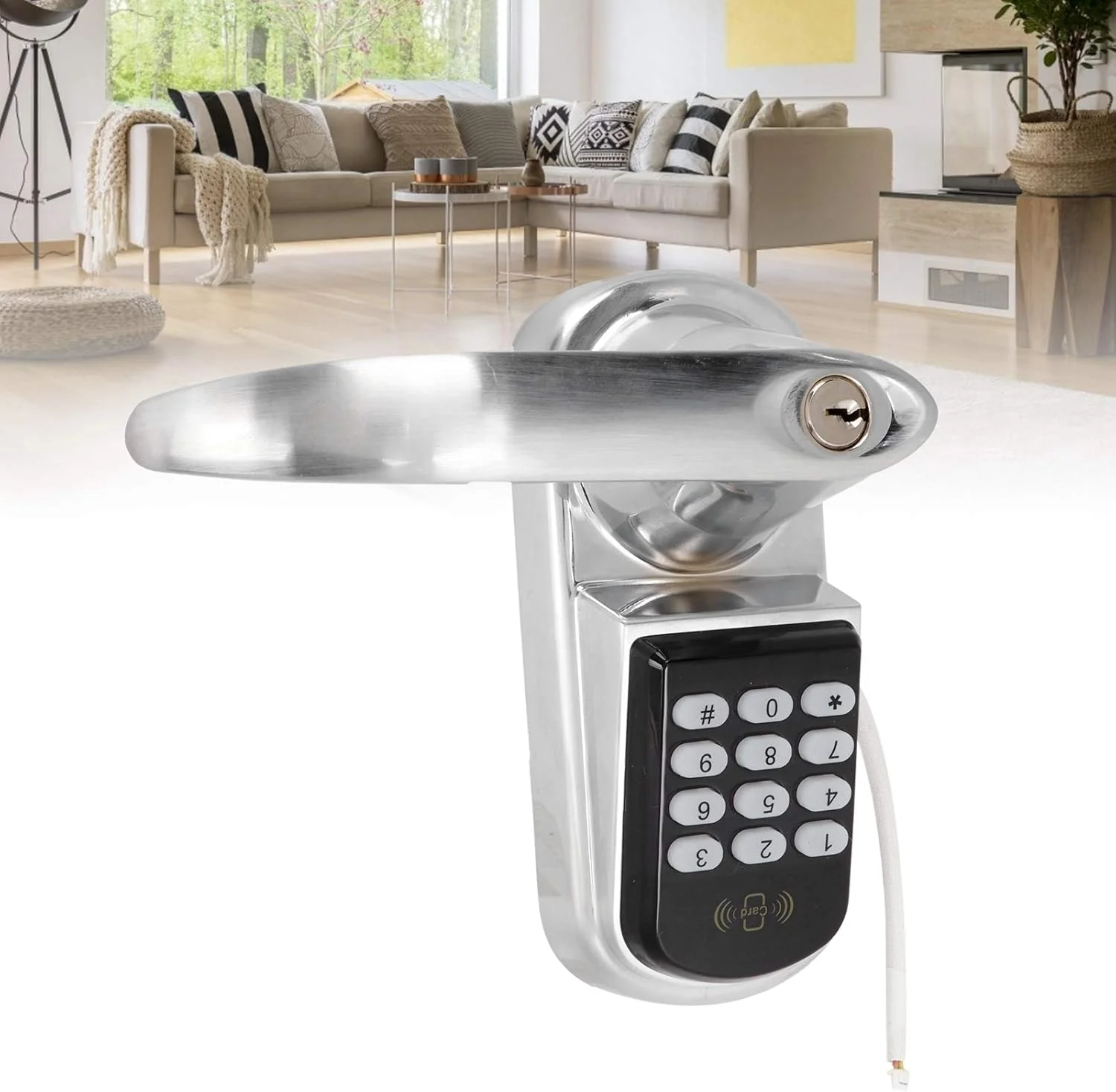 قفل درب هوشمند JACOJE، قفل القایی الکترونیکی، سخت افزار درب رمز عبور نامعتبر مناسب ضد دید زدن برای رستوران ها ساختمان های اداری درب های ضد سرقت قفل درب هوشمند JACOJE، قفل القایی الکترونیکی، سخت افزار درب رمز عبور نامعتبر مناسب ضد دید زدن برای رستوران ها ساختمان های اداری درب های ضد سرقت