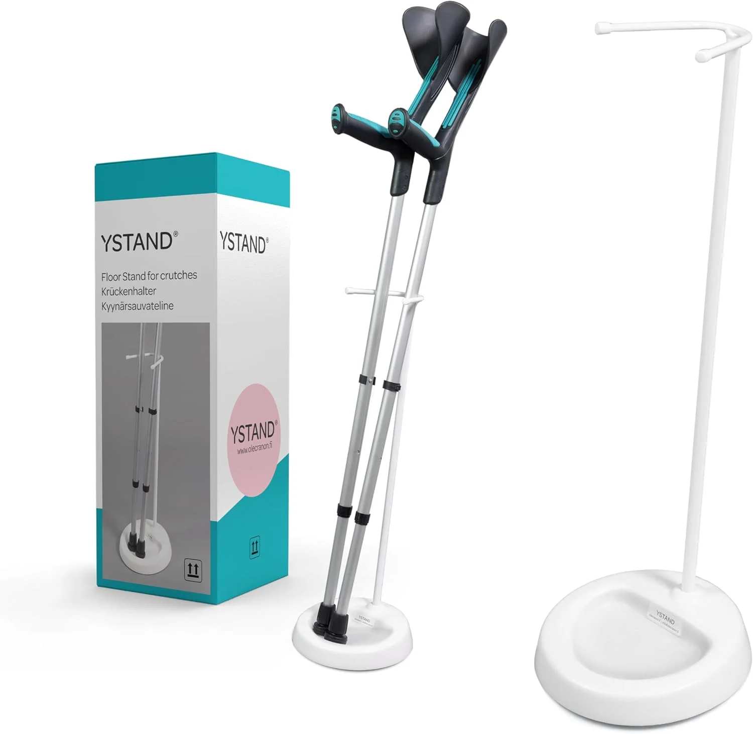 پایه عصا زیر بغل YSTAND - نگهدارنده 62 سانتی متری، نگهدارنده عصا - استفاده آسان از براکت ها برای عصا های پیاده روی و عصا زیر بغل، لوازم جانبی عصا پایه عصا زیر بغل YSTAND - نگهدارنده 62 سانتی متری، نگهدارنده عصا - استفاده آسان از براکت ها برای عصا های پیاده روی و عصا زیر بغل، لوازم جانبی عصا