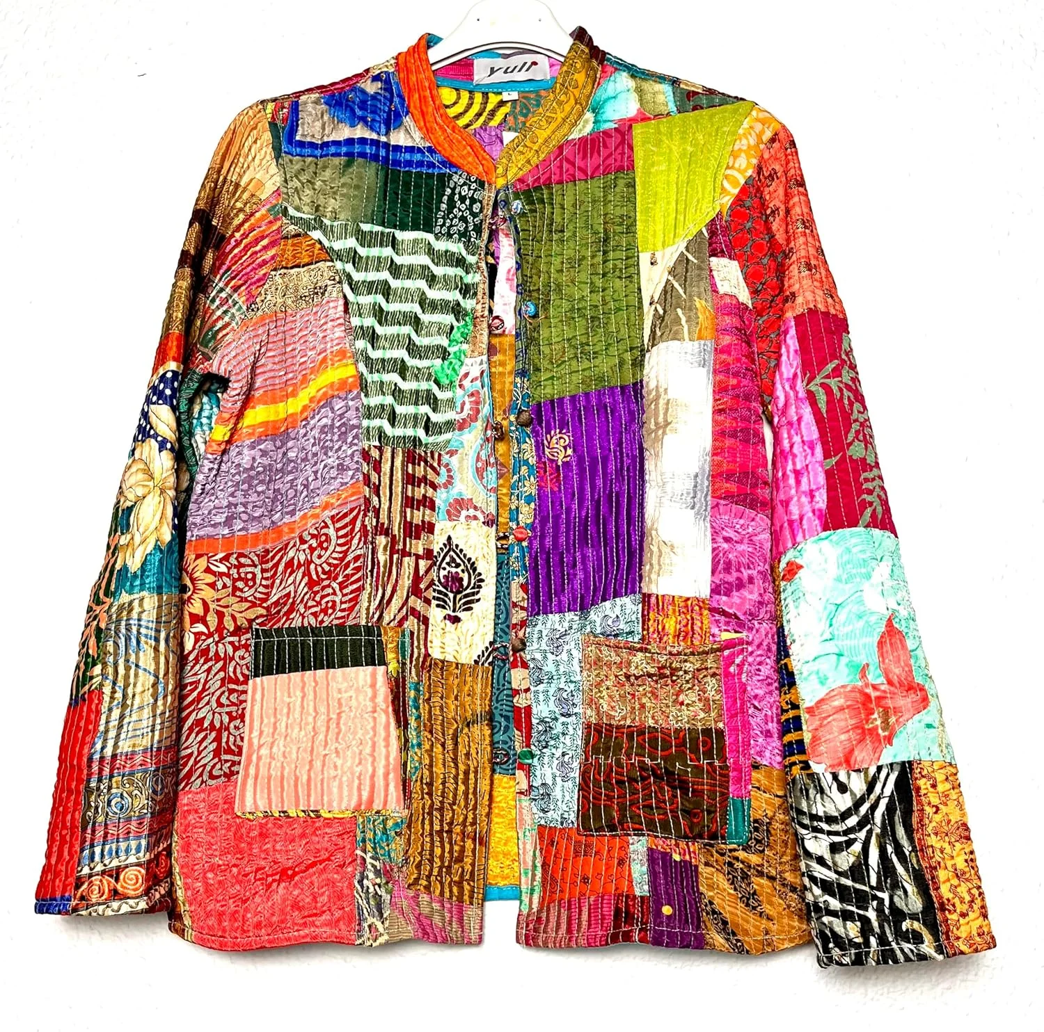 ژاکت هیپی زنانه، چند رنگ، دست ساز هند