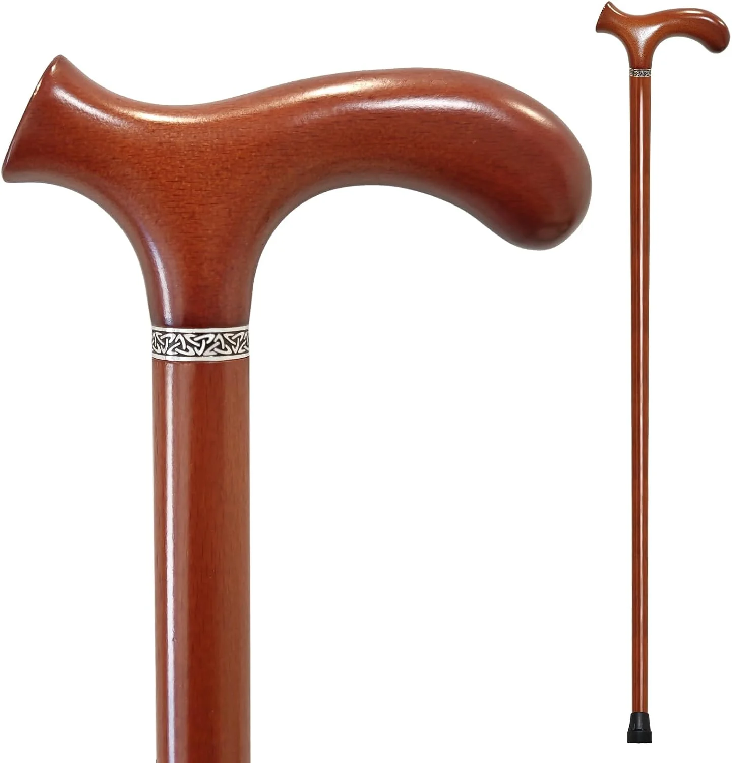 عصای چوبی پیاده روی YIVIYAR برای آقایان و بانوان، عصای چوبی دست ساز با دسته ارگونومیک، چوب دستی های کمکی حمایتی برای سالمندان عصای چوبی پیاده روی YIVIYAR برای آقایان و بانوان، عصای چوبی دست ساز با دسته ارگونومیک، چوب دستی های کمکی حمایتی برای سالمندان