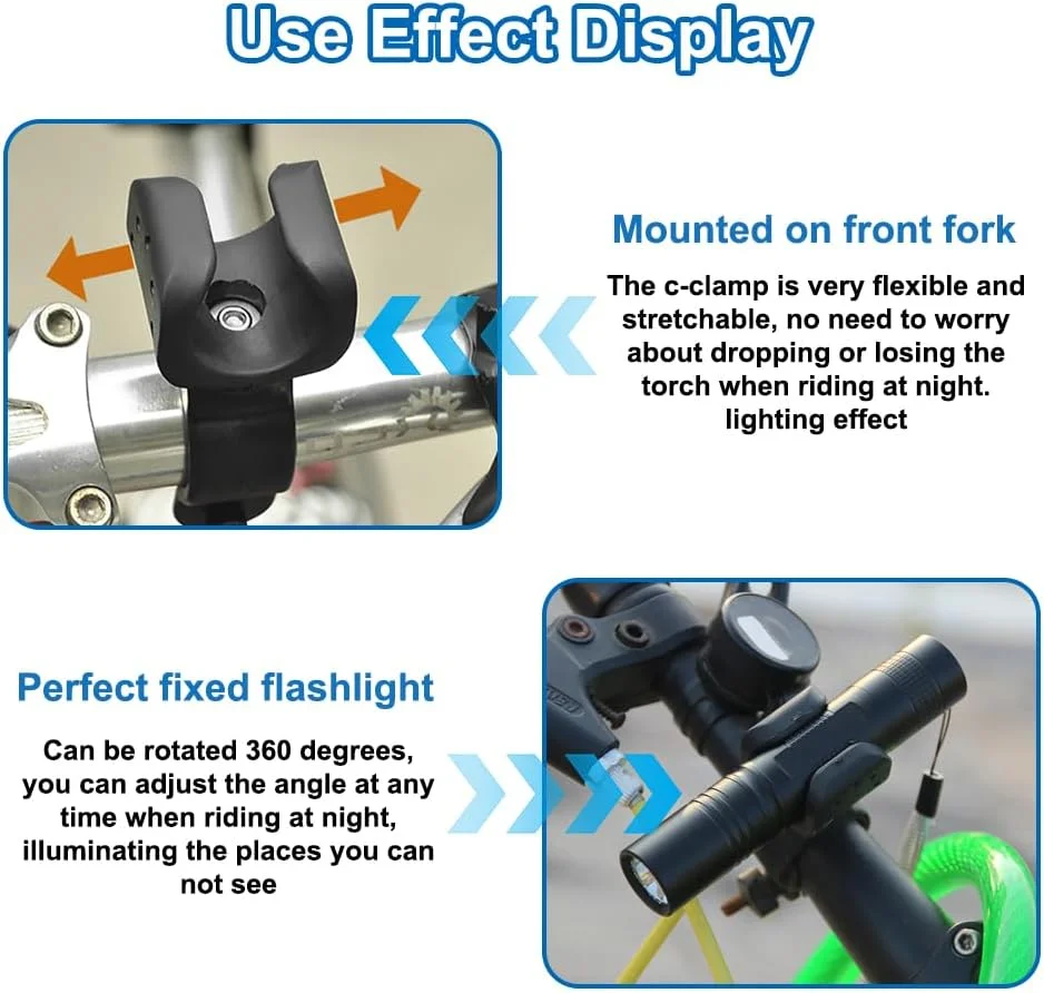بسته 6 عددی نگهدارنده عصا زورویگزال، چرخش 360 درجه، لوازم جانبی رولیتور پایدار و ایمن، نگهدارنده عصا زیر بغل، برای رولیتور، واکر، ویلچر