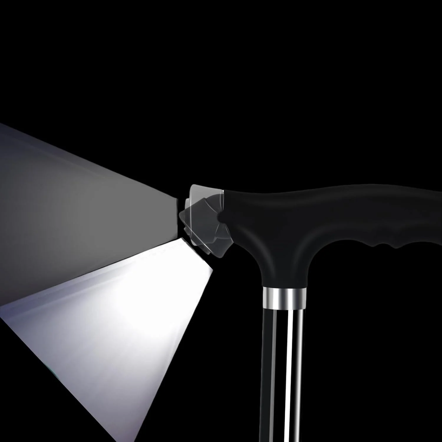 عصای پیاده روی تاشو Ycpasta، مقاوم، چرخش 360 درجه قسمت پایین، چراغ LED قابل تنظیم، دسته دوم برای ایستادن، عصا پیاده روی، عصای تاشو برای آقایان و بانوان عصای پیاده روی تاشو Ycpasta، مقاوم، چرخش 360 درجه قسمت پایین، چراغ LED قابل تنظیم، دسته دوم برای ایستادن، عصا پیاده روی، عصای تاشو برای آقایان و بانوان