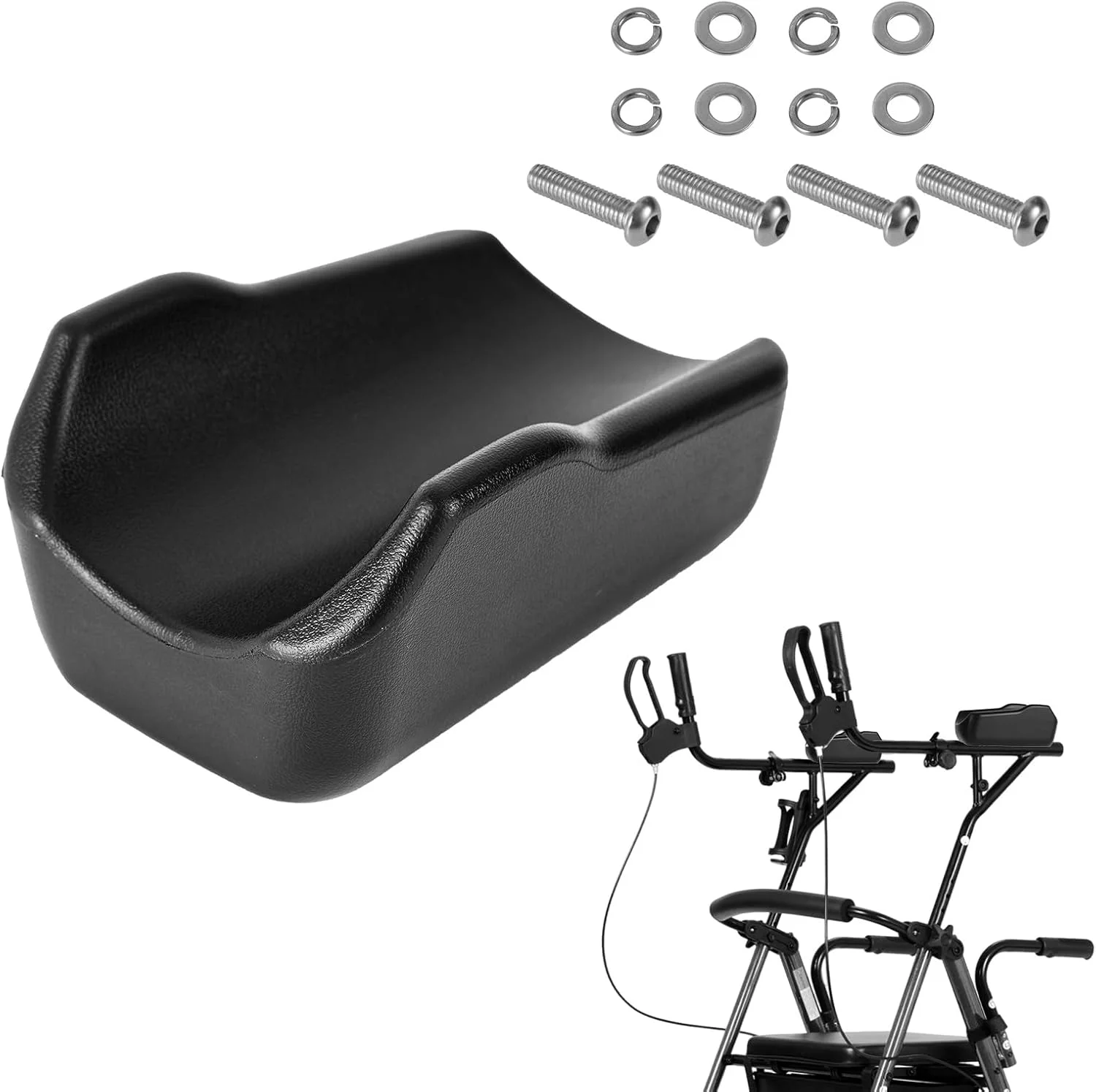 پد زیر دستی رولیتور XIHIRCD، پد زیر دستی رولیتور ایستاده، پد زیر دستی برای واکر، زیر دستی برای واکرهای ایستاده، لوازم جانبی رولیتور برای سالمندان (مشکی) پد زیر دستی رولیتور XIHIRCD، پد زیر دستی رولیتور ایستاده، پد زیر دستی برای واکر، زیر دستی برای واکرهای ایستاده، لوازم جانبی رولیتور برای سالمندان (مشکی)