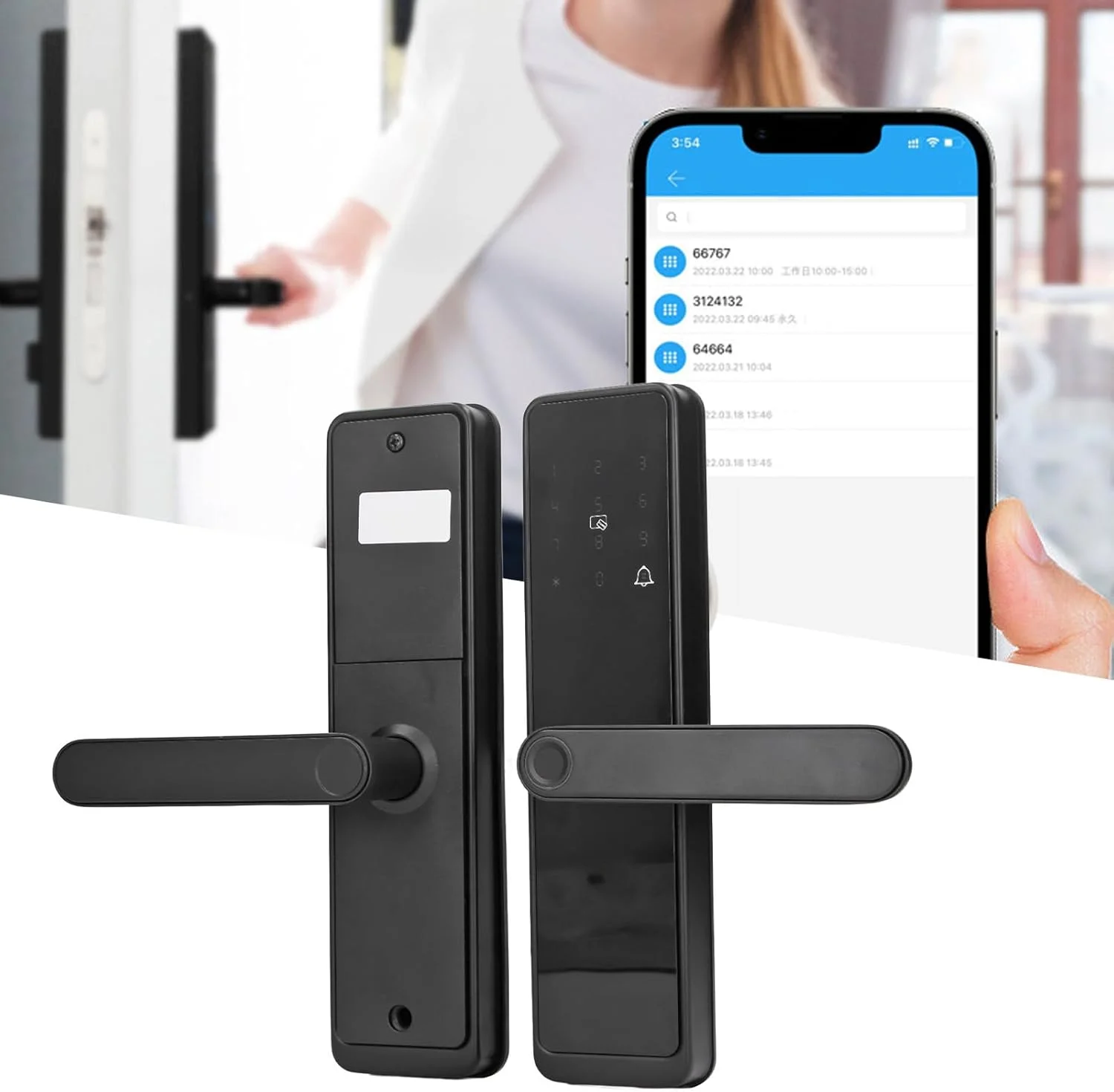 قفل اثر انگشت هوشمند با طراحی یکپارچه و امنیت بالا برای ضد سرقت - لوازم جانبی ایمنی جعبه/روکش