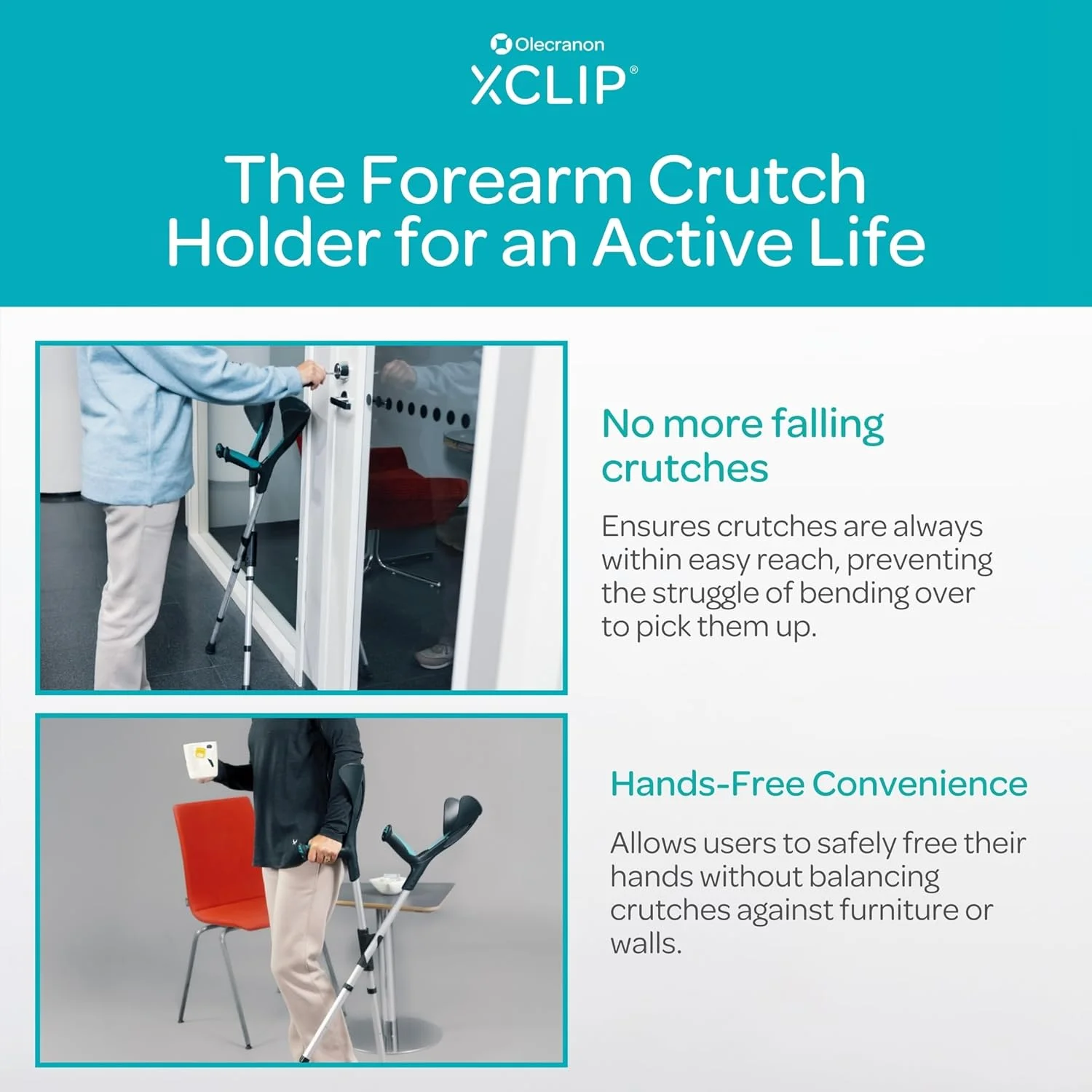 نگهدارنده عصای زیر بغل XCLIP برای عصاهای گرد با دور 64-72 میلی متر، طراحی X شکل - نگهدارنده عصای پیاده روی سبک وزن و قابل حمل - لوازم جانبی عصای زیر بغل با کاربری آسان نگهدارنده عصای زیر بغل XCLIP برای عصاهای گرد با دور 64-72 میلی متر، طراحی X شکل - نگهدارنده عصای پیاده روی سبک وزن و قابل حمل - لوازم جانبی عصای زیر بغل با کاربری آسان