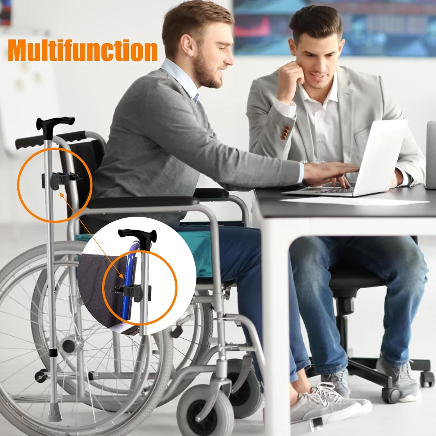 2 عدد نگهدارنده عصا، قفسه عصا برای ویلچر، رولیتور رانندگی، واکر، لوازم جانبی جهانی براکت عصا برای واکرهای سالمندان، ویلچرها، اسکوترهای برقی، دوچرخه های کوهستانی (مشکی) 2 عدد نگهدارنده عصا، قفسه عصا برای ویلچر، رولیتور رانندگی، واکر، لوازم جانبی جهانی براکت عصا برای واکرهای سالمندان، ویلچرها، اسکوترهای برقی، دوچرخه های کوهستانی (مشکی)