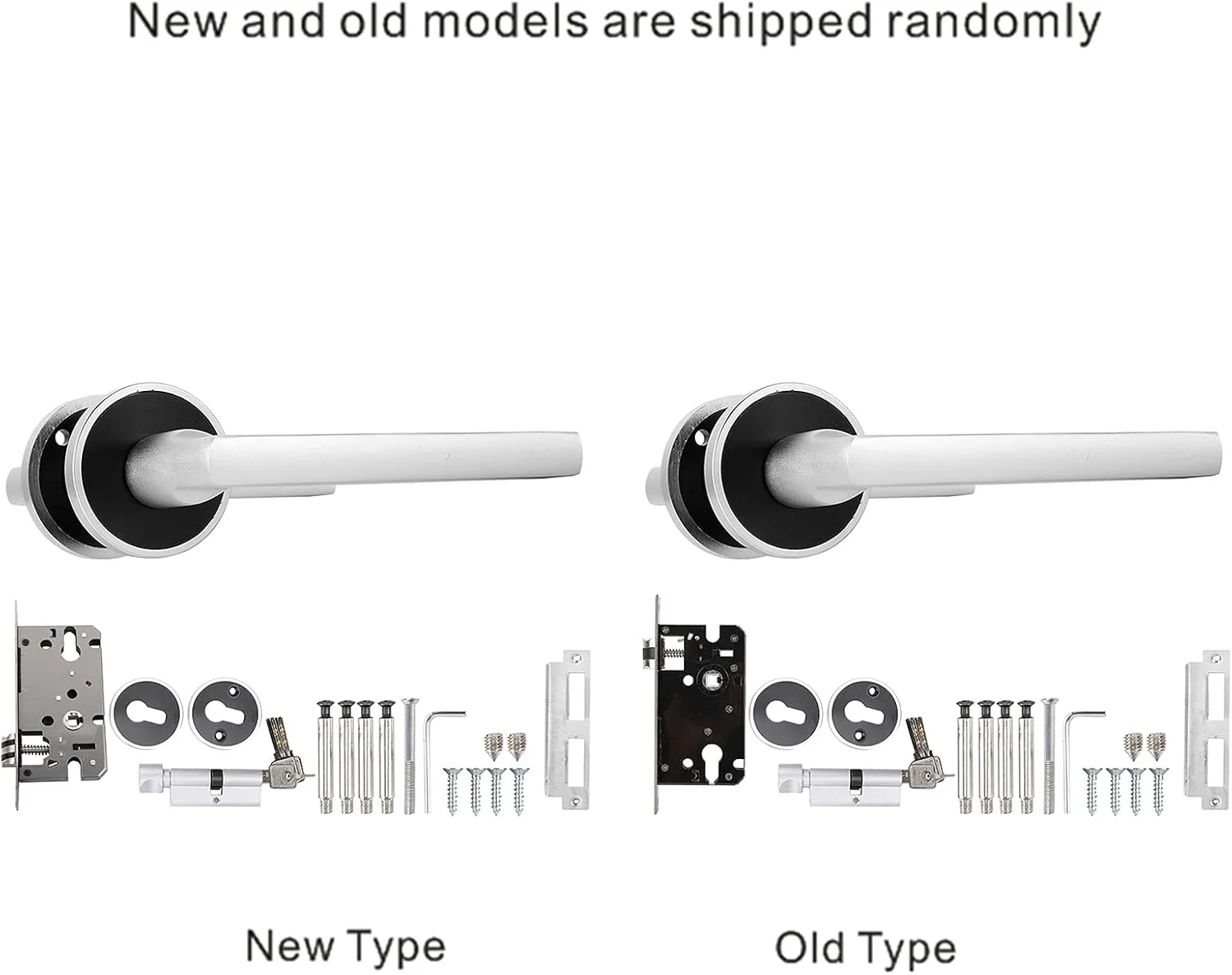دستگیره درب قفل درب چوبی به سبک اروپایی آلومینیوم فضایی ضد زنگ ضد سرقت دستگیره درب بی صدا برای اتاق خواب حمام