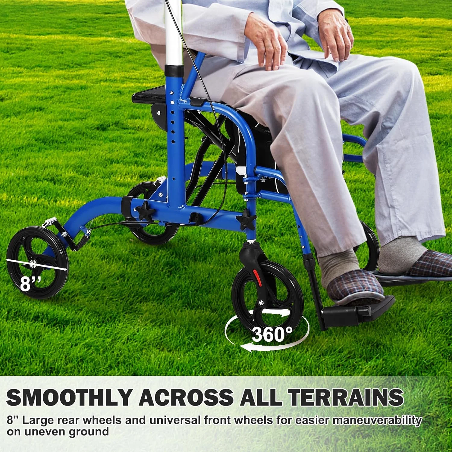 ترکیب ویلچر واکر، رولیتور آلومینیومی تاشو با زیرپایی، ترکیب ویلچر ترابری و واکر رولیتور سبک وزن، واکرهای بزرگسالان مناسب تمام سطوح با ترمز، پشتی صندلی برای سالمندان ترکیب ویلچر واکر، رولیتور آلومینیومی تاشو با زیرپایی، ترکیب ویلچر ترابری و واکر رولیتور سبک وزن، واکرهای بزرگسالان مناسب تمام سطوح با ترمز، پشتی صندلی برای سالمندان