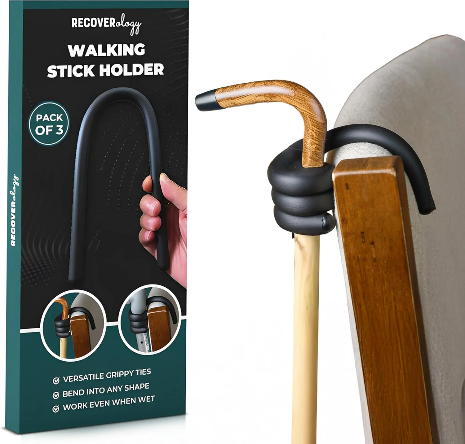 نگهدارنده عصا | نگهدارنده زیر بغل | بسته 3 عددی بند | ایمن برای عصا | محل نگهداری عصا | عصای خود را هر جایی آویزان کنید | از افتادن عصا روی زمین جلوگیری کنید | لوازم جانبی حرکتی نگهدارنده عصا | نگهدارنده زیر بغل | بسته 3 عددی بند | ایمن برای عصا | محل نگهداری عصا | عصای خود را هر جایی آویزان کنید | از افتادن عصا روی زمین جلوگیری کنید | لوازم جانبی حرکتی