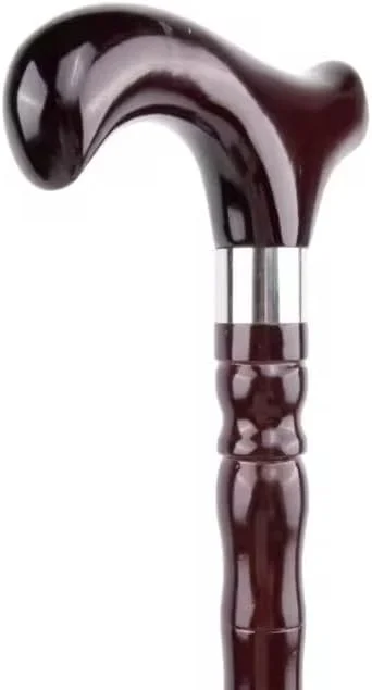 عصای پیاده روی چوبی قهوه ای برای مردان، زنان و سالمندان عصای پیاده روی چوبی قهوه ای برای مردان، زنان و سالمندان