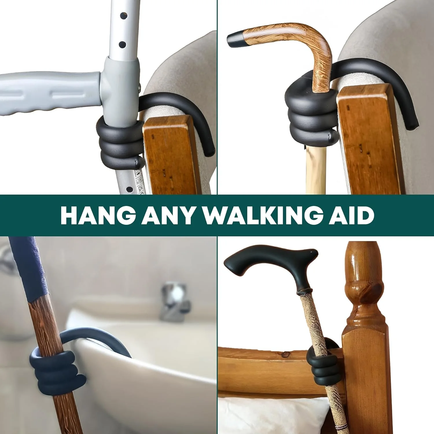 نگهدارنده عصا | نگهدارنده زیر بغل | بسته 3 عددی بند | ایمن برای عصا | محل نگهداری عصا | عصای خود را هر جایی آویزان کنید | از افتادن عصا روی زمین جلوگیری کنید | لوازم جانبی حرکتی نگهدارنده عصا | نگهدارنده زیر بغل | بسته 3 عددی بند | ایمن برای عصا | محل نگهداری عصا | عصای خود را هر جایی آویزان کنید | از افتادن عصا روی زمین جلوگیری کنید | لوازم جانبی حرکتی