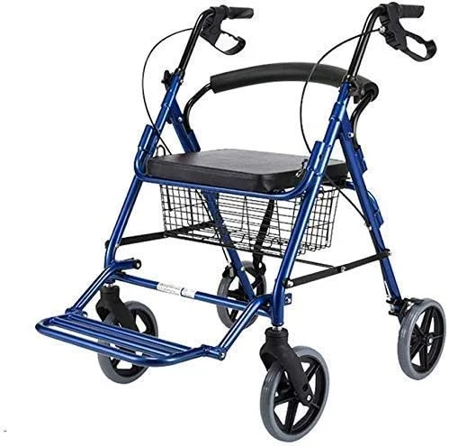 واکر، ویلچر، توانبخشی پزشکی برای سالمندان، افراد مسن، واکر رولیتور با صندلی، واکر چرخدار آلیاژ آلومینیوم با چرخ های 8 اینچی، تحمل وزن تا 158 کیلوگرم به همراه یک هدیه کوچک واکر، ویلچر، توانبخشی پزشکی برای سالمندان، افراد مسن، واکر رولیتور با صندلی، واکر چرخدار آلیاژ آلومینیوم با چرخ های 8 اینچی، تحمل وزن تا 158 کیلوگرم به همراه یک هدیه کوچک