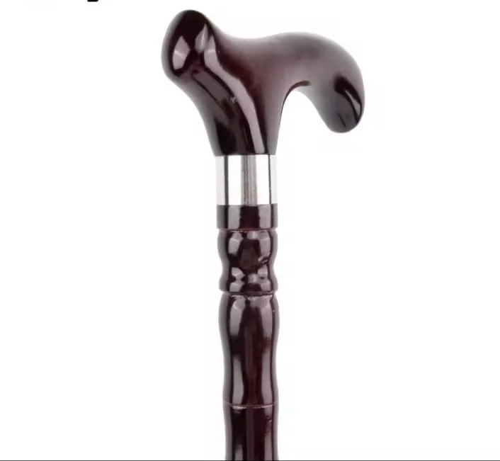 عصای پیاده روی چوبی قهوه ای برای مردان، زنان و سالمندان عصای پیاده روی چوبی قهوه ای برای مردان، زنان و سالمندان