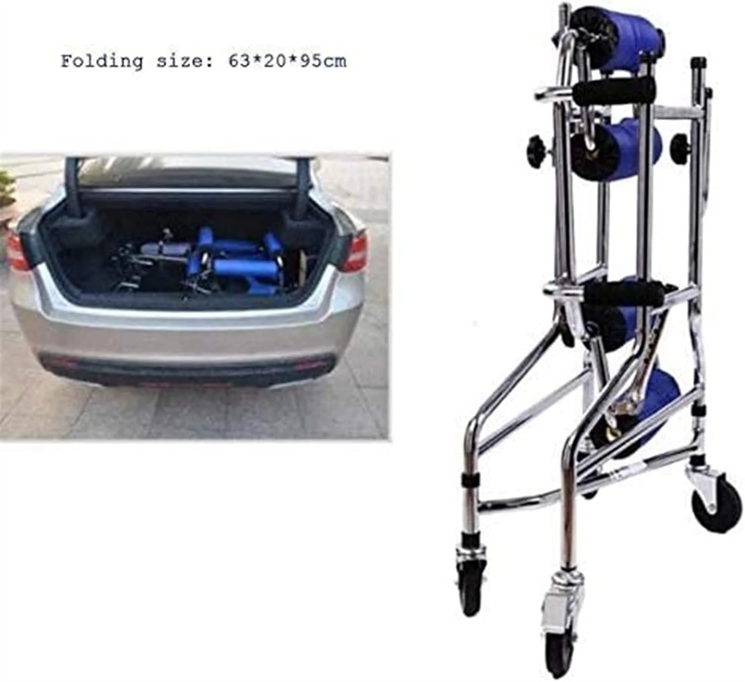 واکر چارچوب پیاده روی داخلی بزرگسال با چرخ، تاشو، با قابلیت تنظیم ارتفاع و عرض، با پشتیبانی دوگانه زیر بغل و عملکرد ترمز، واکر بزرگسال 8 چرخ واکر چارچوب پیاده روی داخلی بزرگسال با چرخ، تاشو، با قابلیت تنظیم ارتفاع و عرض، با پشتیبانی دوگانه زیر بغل و عملکرد ترمز، واکر بزرگسال 8 چرخ