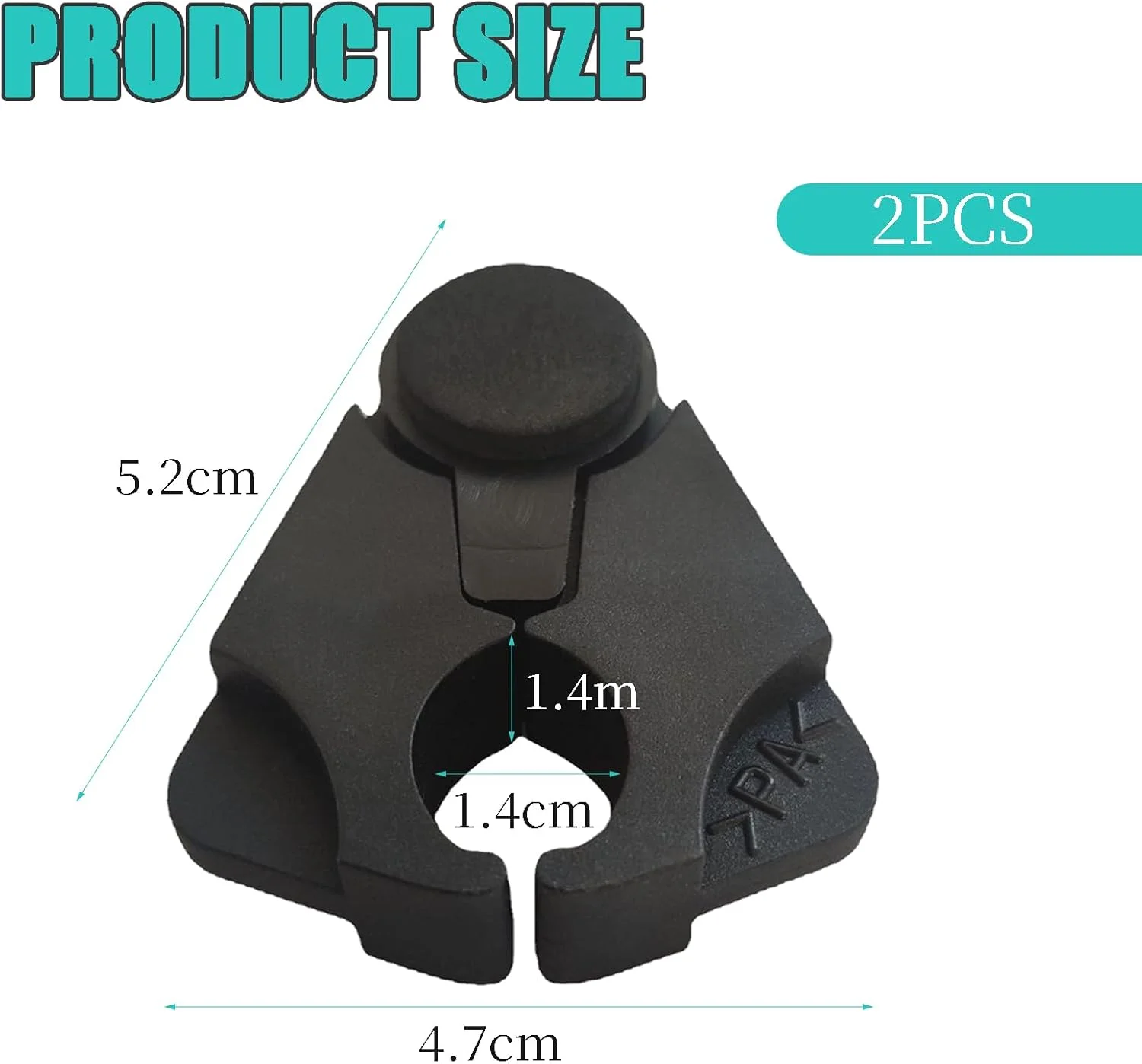بسته 2 عددی نگهدارنده عصا، چوب دستی، نگهدارنده زیر بغل، نگهدارنده عصا برای میز، نگهدارنده میزی برای چوب دستی برای نگهداری و برداشتن راحت عصا، لوازم جانبی عصا