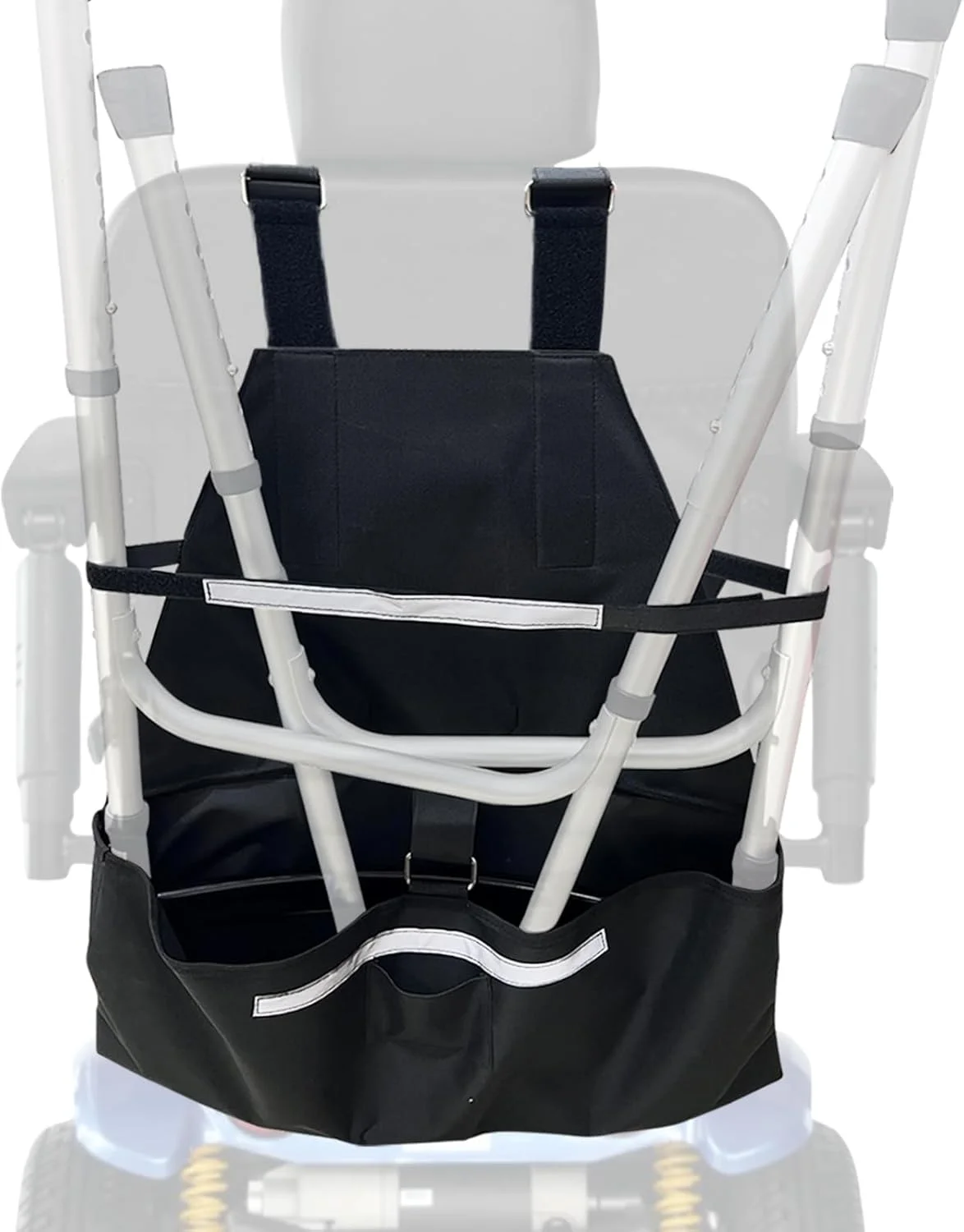 نگهدارنده واکر برای اسکوترهای حرکتی و ویلچرهای برقی - لوازم جانبی نگهداری و پشتیبانی پایه رولیتور، 62 سانتیمتر طول × 63.5 سانتیمتر عرض × 29 سانتیمتر عمق نگهدارنده واکر برای اسکوترهای حرکتی و ویلچرهای برقی - لوازم جانبی نگهداری و پشتیبانی پایه رولیتور، 62 سانتیمتر طول × 63.5 سانتیمتر عرض × 29 سانتیمتر عمق