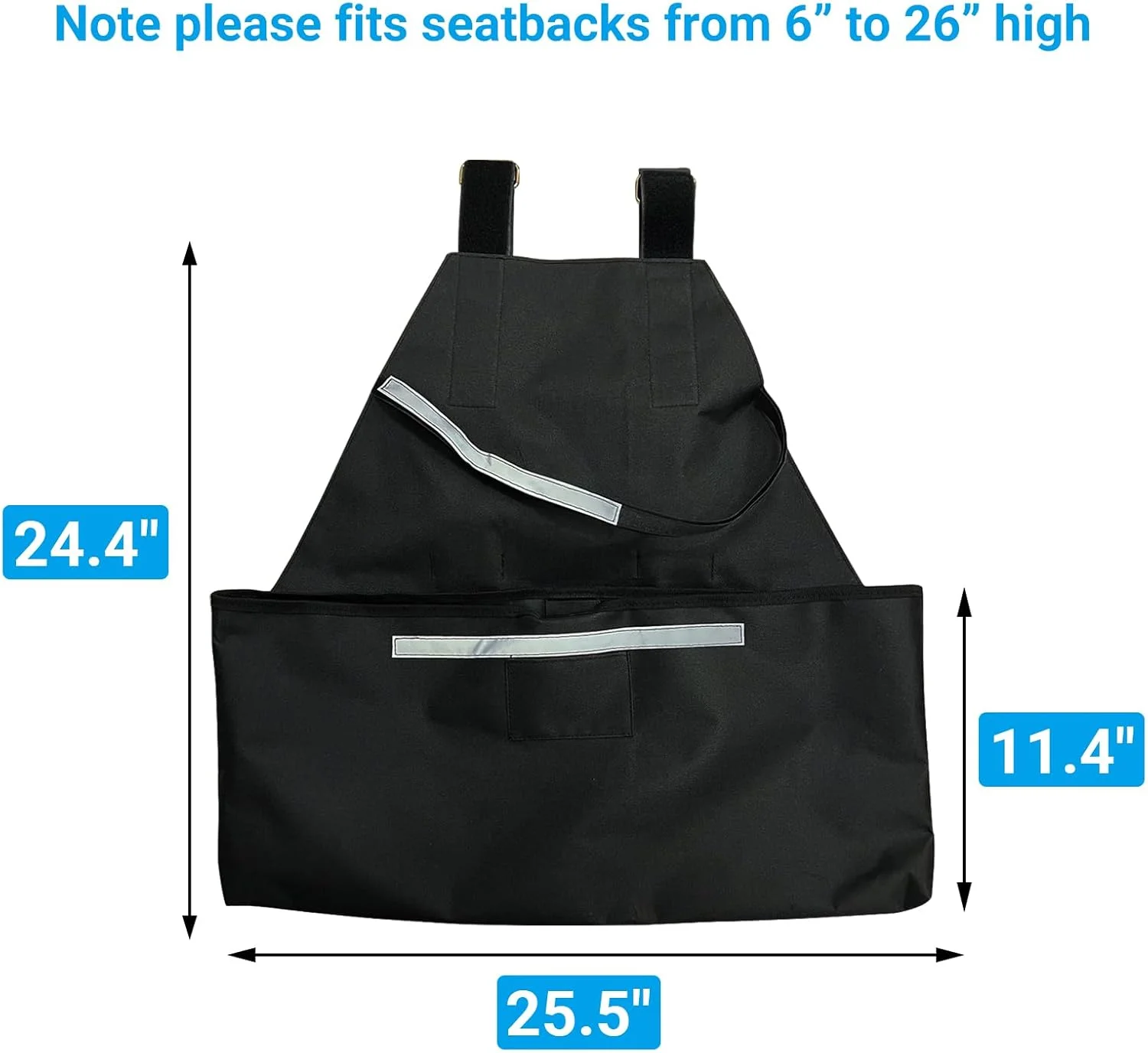 نگهدارنده واکر برای اسکوترهای حرکتی و ویلچرهای برقی - لوازم جانبی نگهداری و پشتیبانی پایه رولیتور، 62 سانتی‌متر طول × 63.5 سانتی‌متر عرض × 29 سانتی‌متر عمق