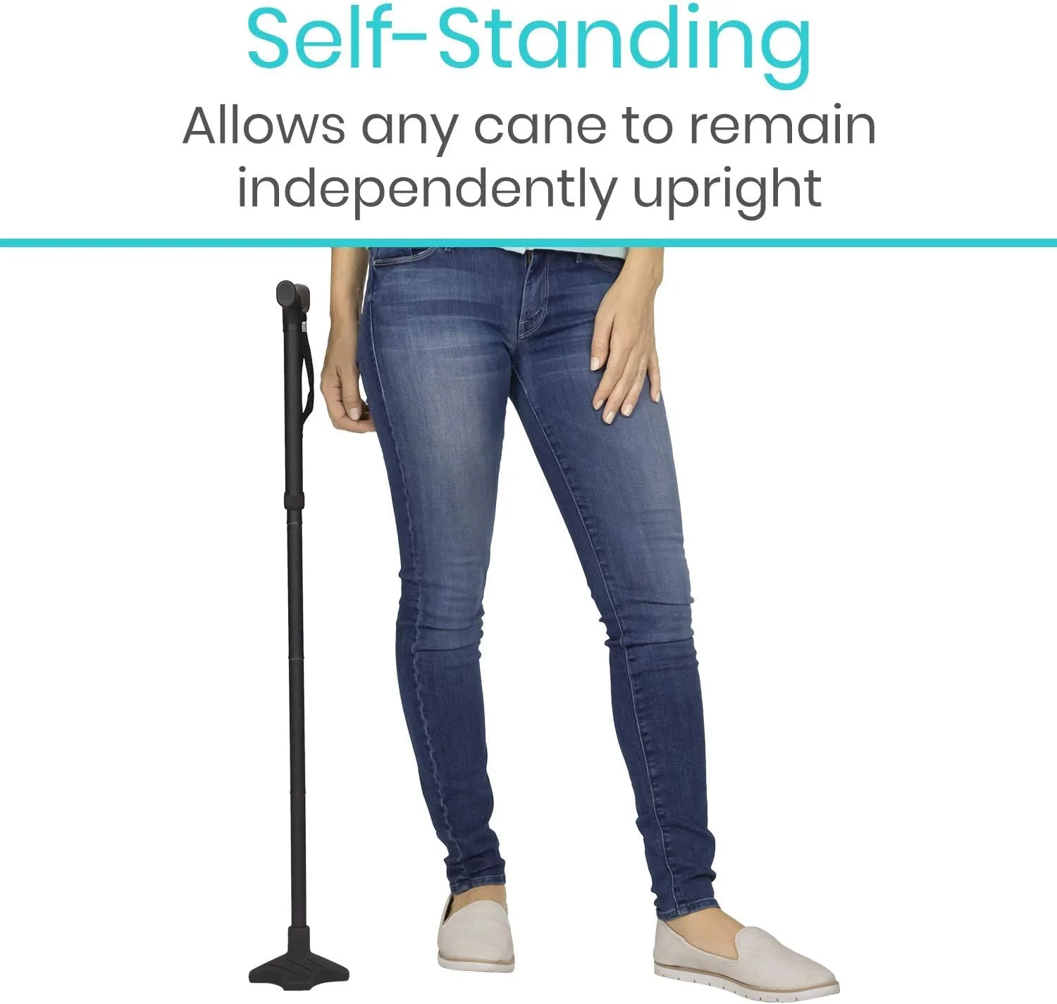 نوک عصای ایستاده ویو، جایگزین بادوام چهارپایه برای عصاهای پیاده روی با قطر 3/4 اینچ - پایه لاستیکی عصا مناسب تمام سطوح برای عصاهای پیاده روی، تاشو و طبی - نوک تثبیت کننده عصا برای مردان و زنان (مشکی) نوک عصای ایستاده ویو، جایگزین بادوام چهارپایه برای عصاهای پیاده روی با قطر 3/4 اینچ - پایه لاستیکی عصا مناسب تمام سطوح برای عصاهای پیاده روی، تاشو و طبی - نوک تثبیت کننده عصا برای مردان و زنان (مشکی)