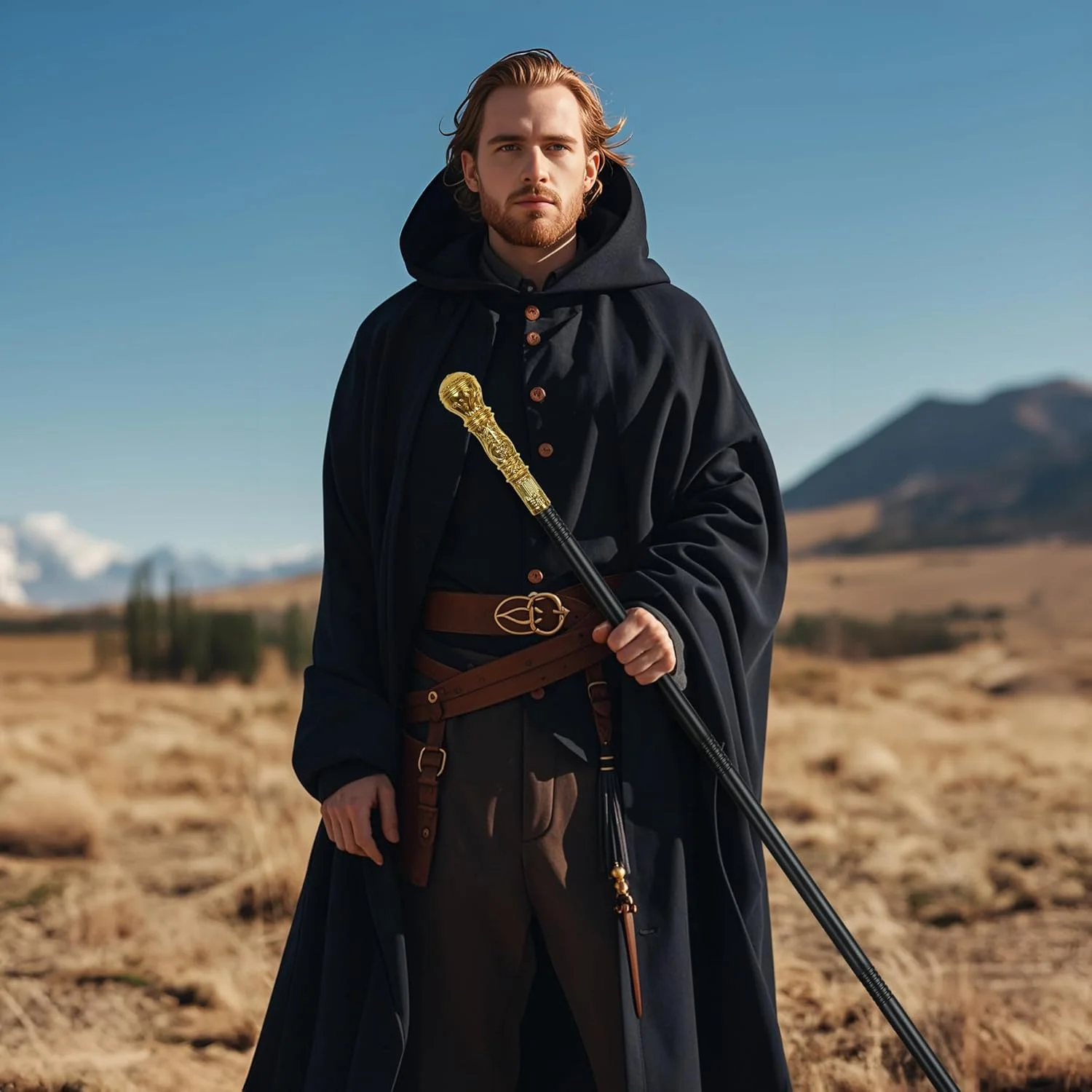 عصای طلایی عتیقه عصای تزئینی نقره ای عصای تکیه گاه لباس عصای لباس کلزپلی