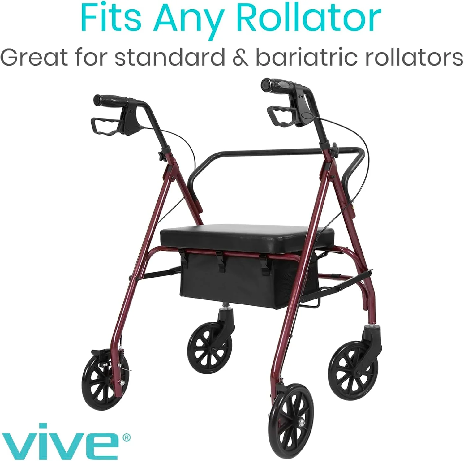 کیف صندلی رولیتور Vive - لوازم جانبی کیف حمل ویلچر - سازمان دهنده پارچه ای زیر صندلی - کیف بزرگ قابل تنظیم برای حمل وسایل - سبد قابل استفاده مجدد برای زنان، مردان، سالمندان کیف صندلی رولیتور Vive - لوازم جانبی کیف حمل ویلچر - سازمان دهنده پارچه ای زیر صندلی - کیف بزرگ قابل تنظیم برای حمل وسایل - سبد قابل استفاده مجدد برای زنان، مردان، سالمندان