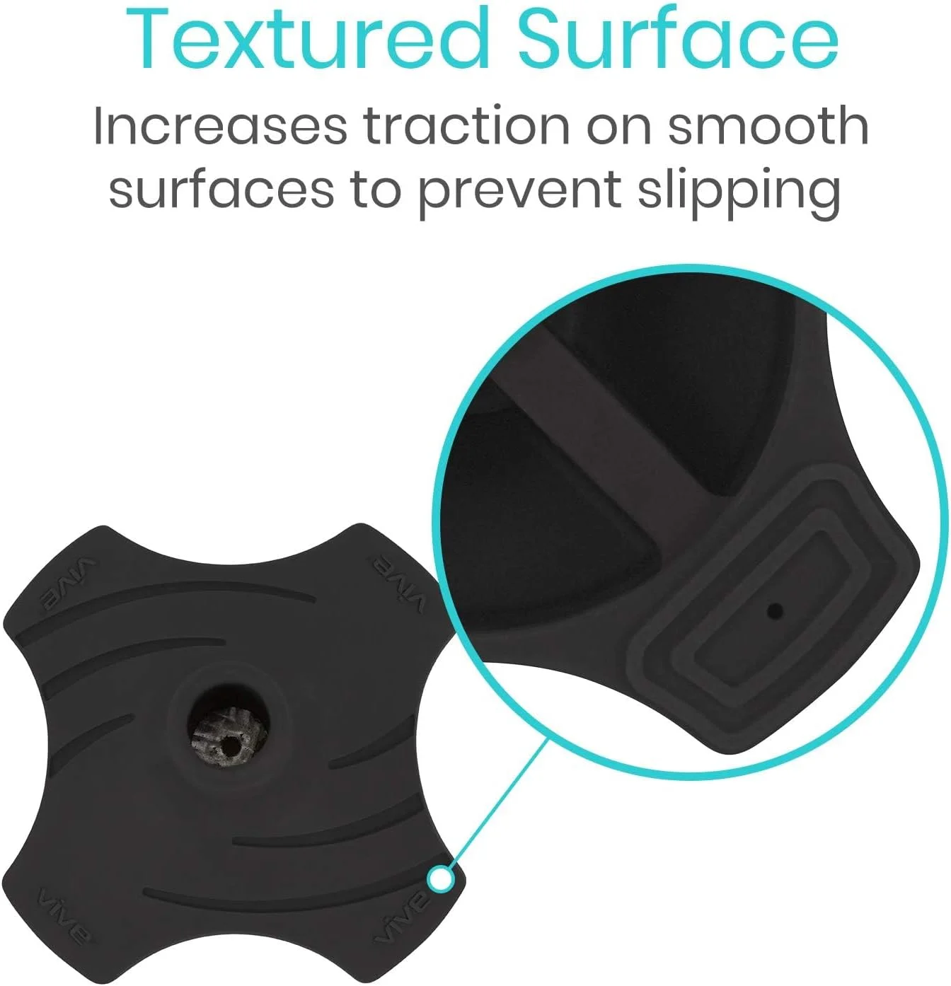 نوک عصای ایستاده ویو، جایگزین بادوام چهارپایه برای عصاهای پیاده روی با قطر 3/4 اینچ - پایه لاستیکی عصا مناسب تمام سطوح برای عصاهای پیاده روی، تاشو و طبی - نوک تثبیت کننده عصا برای مردان و زنان (مشکی) نوک عصای ایستاده ویو، جایگزین بادوام چهارپایه برای عصاهای پیاده روی با قطر 3/4 اینچ - پایه لاستیکی عصا مناسب تمام سطوح برای عصاهای پیاده روی، تاشو و طبی - نوک تثبیت کننده عصا برای مردان و زنان (مشکی)