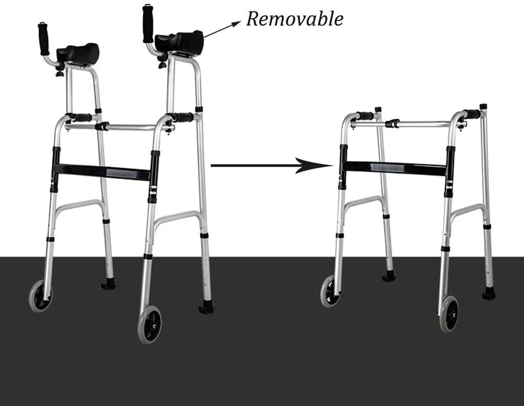 واکر، واکرهای استاندارد پیاده روی 4 چرخ با چرخ، صندلی و کیف - واکر رولیتور تاشو برای سالمندان - وسایل کمک حرکتی آلومینیومی سبک وزن تا 200 کیلوگرم واکر، واکرهای استاندارد پیاده روی 4 چرخ با چرخ، صندلی و کیف - واکر رولیتور تاشو برای سالمندان - وسایل کمک حرکتی آلومینیومی سبک وزن تا 200 کیلوگرم
