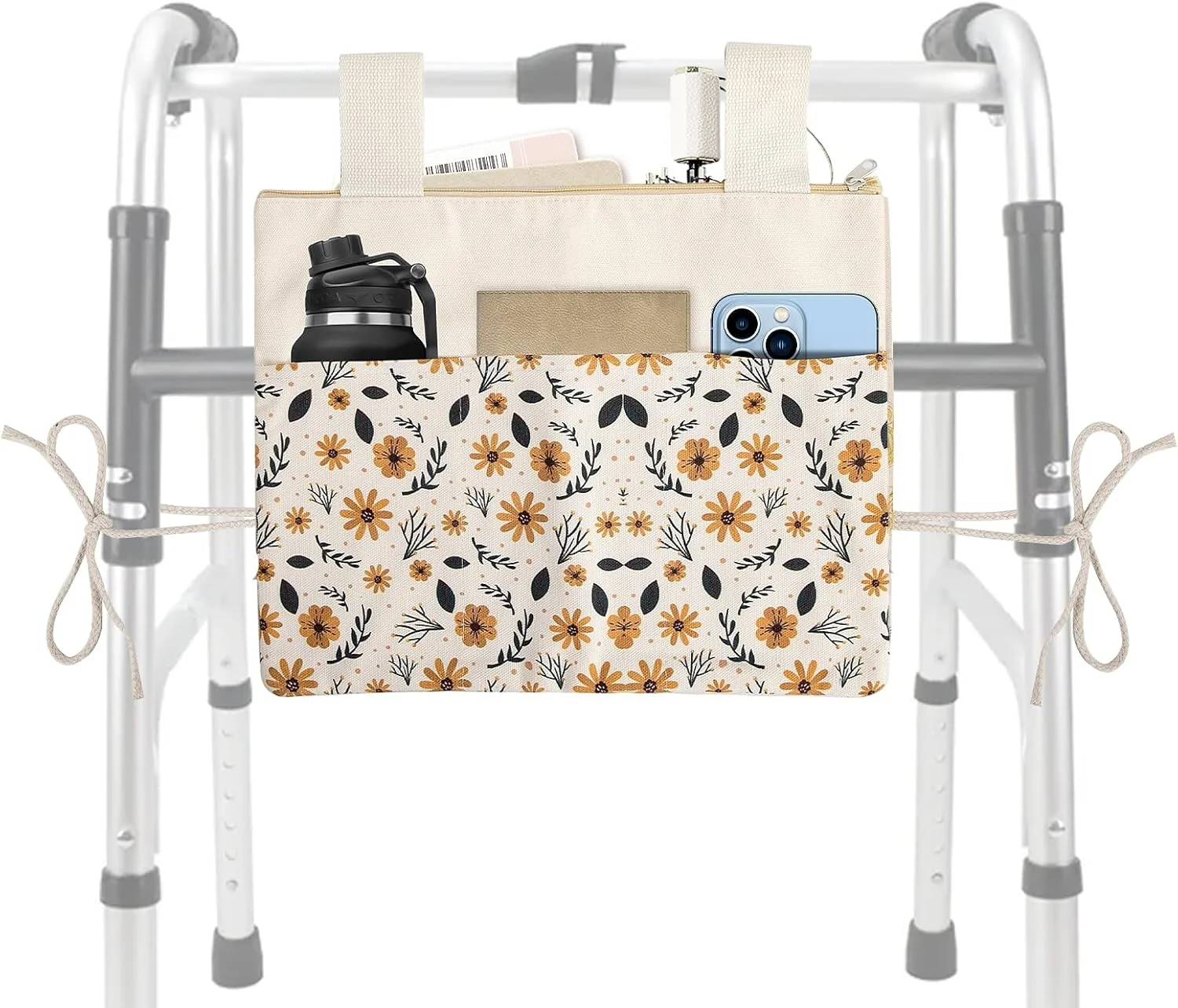 کیف واکر یونیورسال، سبد واکر کاربردی با جا لیوانی برای سالمندان، کیف دسترسی جانبی واکر، کیف لوازم جانبی واکر مناسب برای واکر تاشو، ویلچر، کالسکه، واکر رولیتور کیف واکر یونیورسال، سبد واکر کاربردی با جا لیوانی برای سالمندان، کیف دسترسی جانبی واکر، کیف لوازم جانبی واکر مناسب برای واکر تاشو، ویلچر، کالسکه، واکر رولیتور