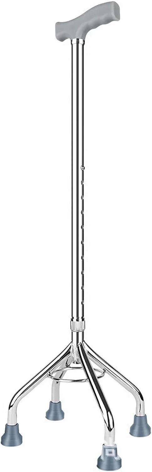 عصای پیاده روی U-HOOME برای آقایان و بانوان، عصای چهار پایه قابل تنظیم با پایه 4 شاخه برای ثبات بیشتر، عصای پیاده روی سبک وزن برای سالمندان و بزرگسالان، آسیب های زانو، بهبودی بعد از جراحی پا، تحرک عصای پیاده روی U-HOOME برای آقایان و بانوان، عصای چهار پایه قابل تنظیم با پایه 4 شاخه برای ثبات بیشتر، عصای پیاده روی سبک وزن برای سالمندان و بزرگسالان، آسیب های زانو، بهبودی بعد از جراحی پا، تحرک