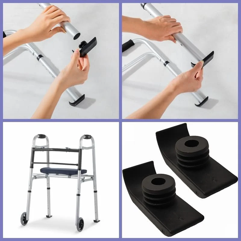 چرخ های گردان واکر، چرخ های چرخ دار واکر جهانی لاستیکی سخت با 5 تنظیم ارتفاع، لوازم جانبی رولیتور جایگزین، 2 عدد سرسره اسکی اضافی شامل می شود چرخ های گردان واکر، چرخ های چرخ دار واکر جهانی لاستیکی سخت با 5 تنظیم ارتفاع، لوازم جانبی رولیتور جایگزین، 2 عدد سرسره اسکی اضافی شامل می شود