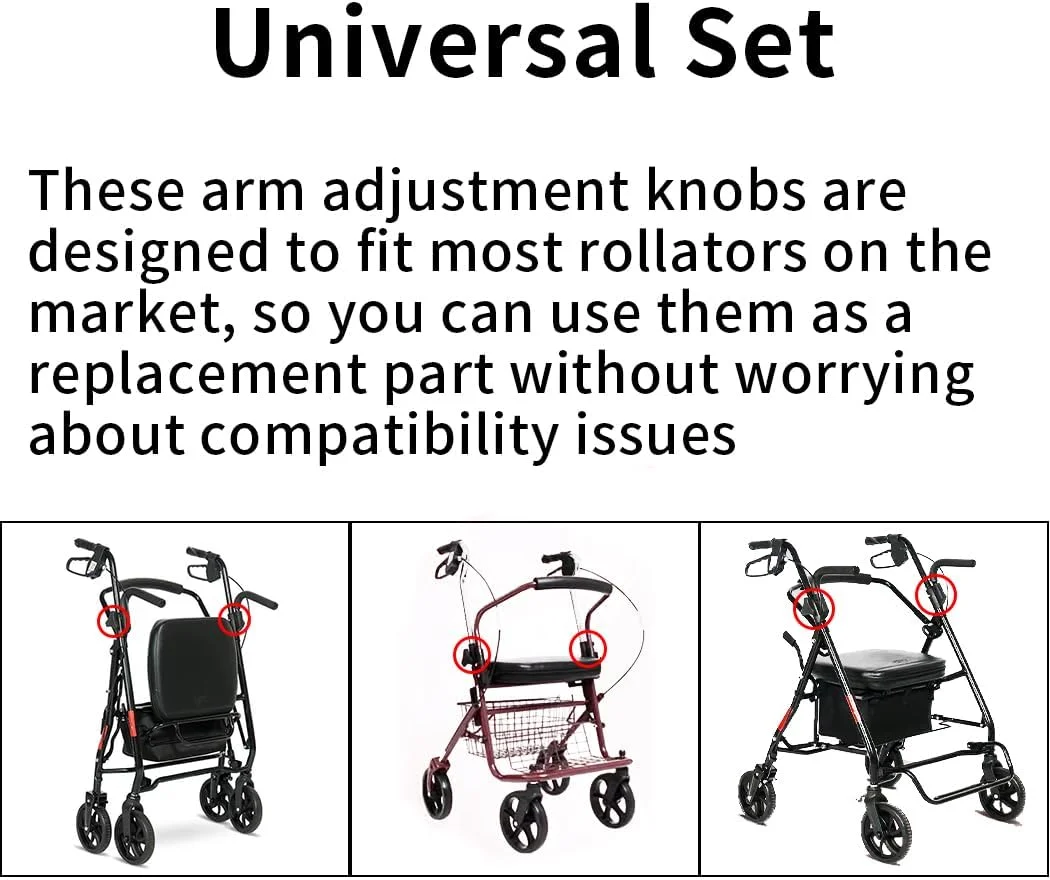 قطعه جایگزین دستگیره Toeloioh، 4 عددی، یونیورسال برای واکر چرخدار، رولیتور تاشو، واکر دستی و غیره، قطعات عمومی لوازم جانبی واکر رولیتور قطعه جایگزین دستگیره Toeloioh، 4 عددی، یونیورسال برای واکر چرخدار، رولیتور تاشو، واکر دستی و غیره، قطعات عمومی لوازم جانبی واکر رولیتور