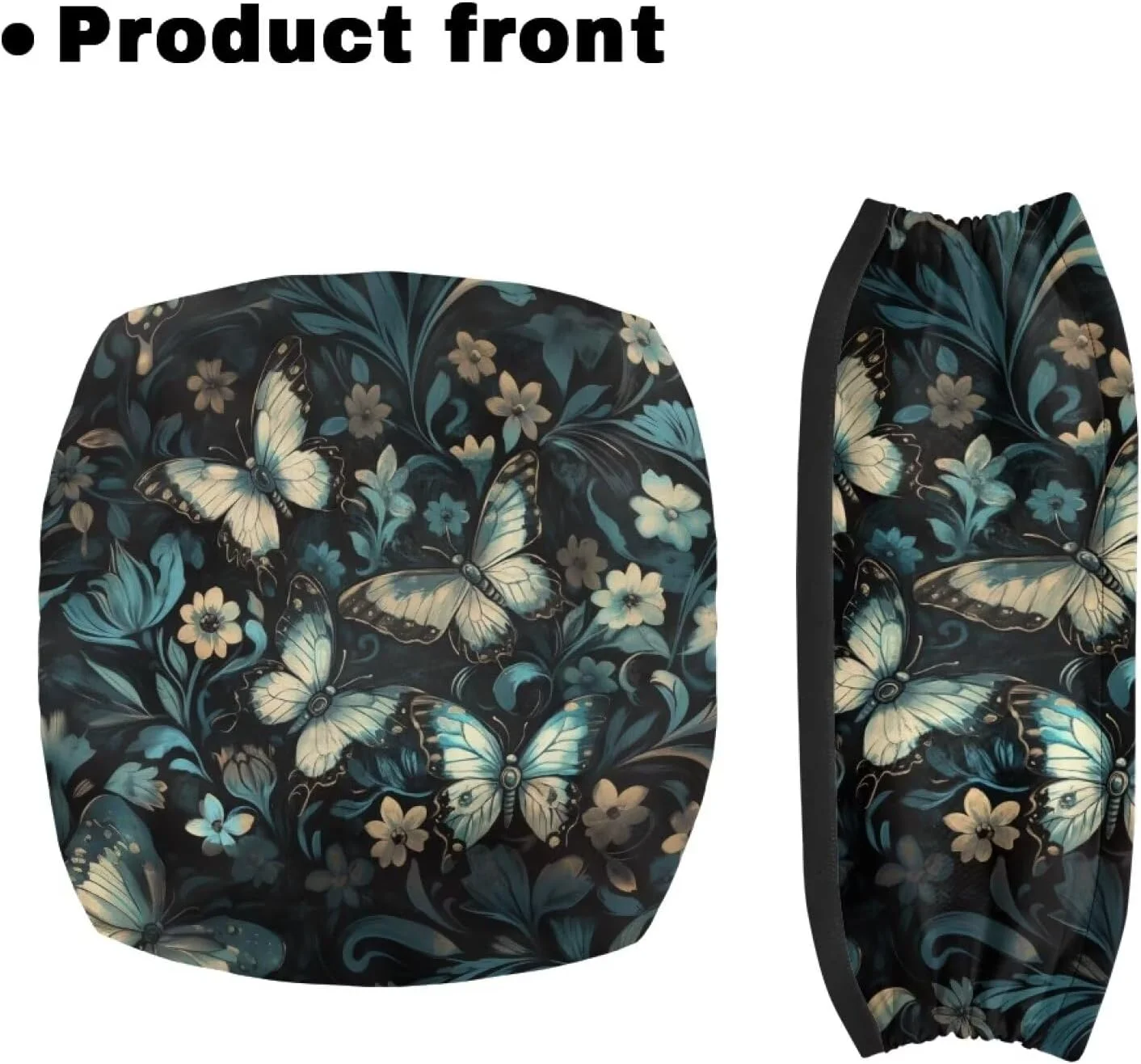 روکش محافظ لوازم جانبی رولیتور Uorisanigo، روکش گرد و غبار طرح پروانه و گل برای رولیتور با صندلی، روکش صندلی و پشتی رولیتور جهانی برای سالمندان